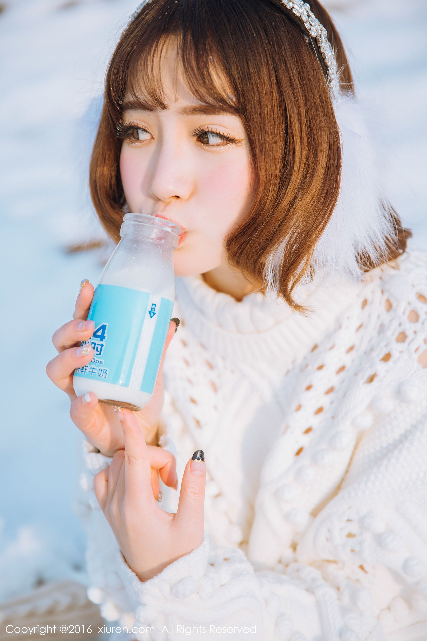 徐cake《新春雪景套图》 [秀人网XiuRen] No.484（35P）