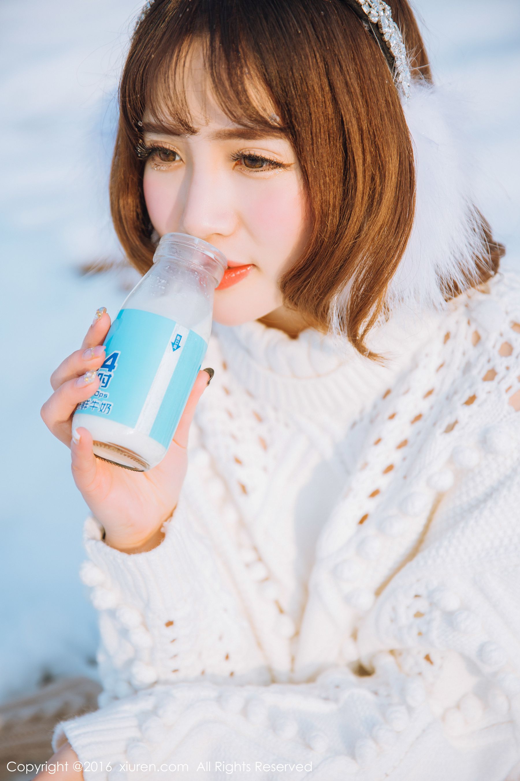 徐cake《新春雪景套图》 [秀人网XiuRen] No.484（35P）