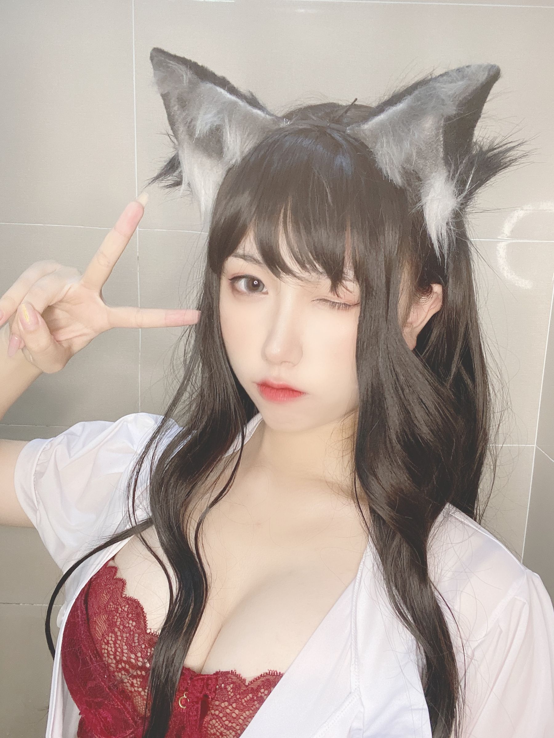 [网红COSER写真] 芋圆侑子SJ_ - 兽娘风俗店（88P）