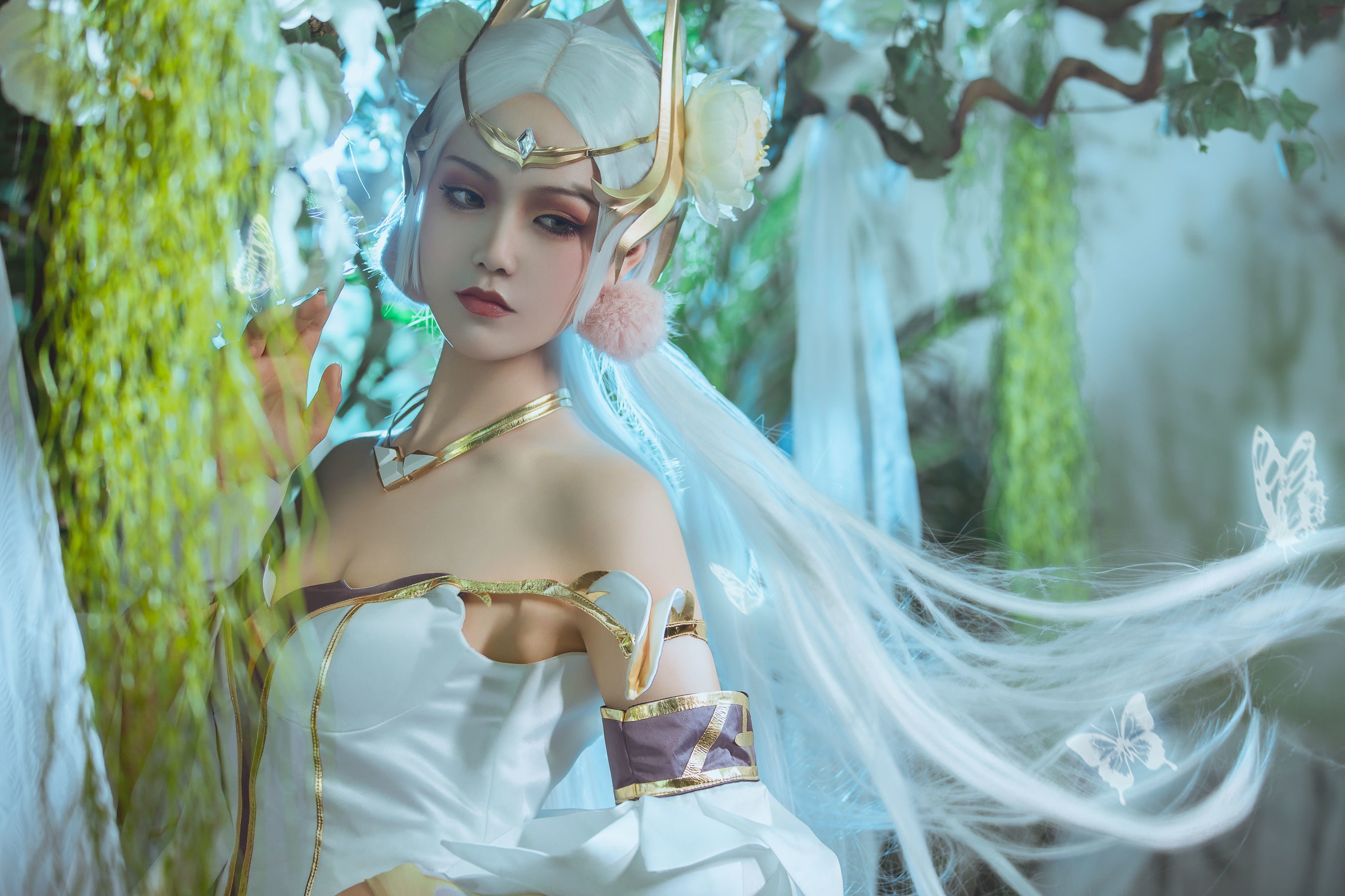 人气coser戚顾儿MIKI 王者荣耀 貂蝉金色仲夏夜之梦（19P）