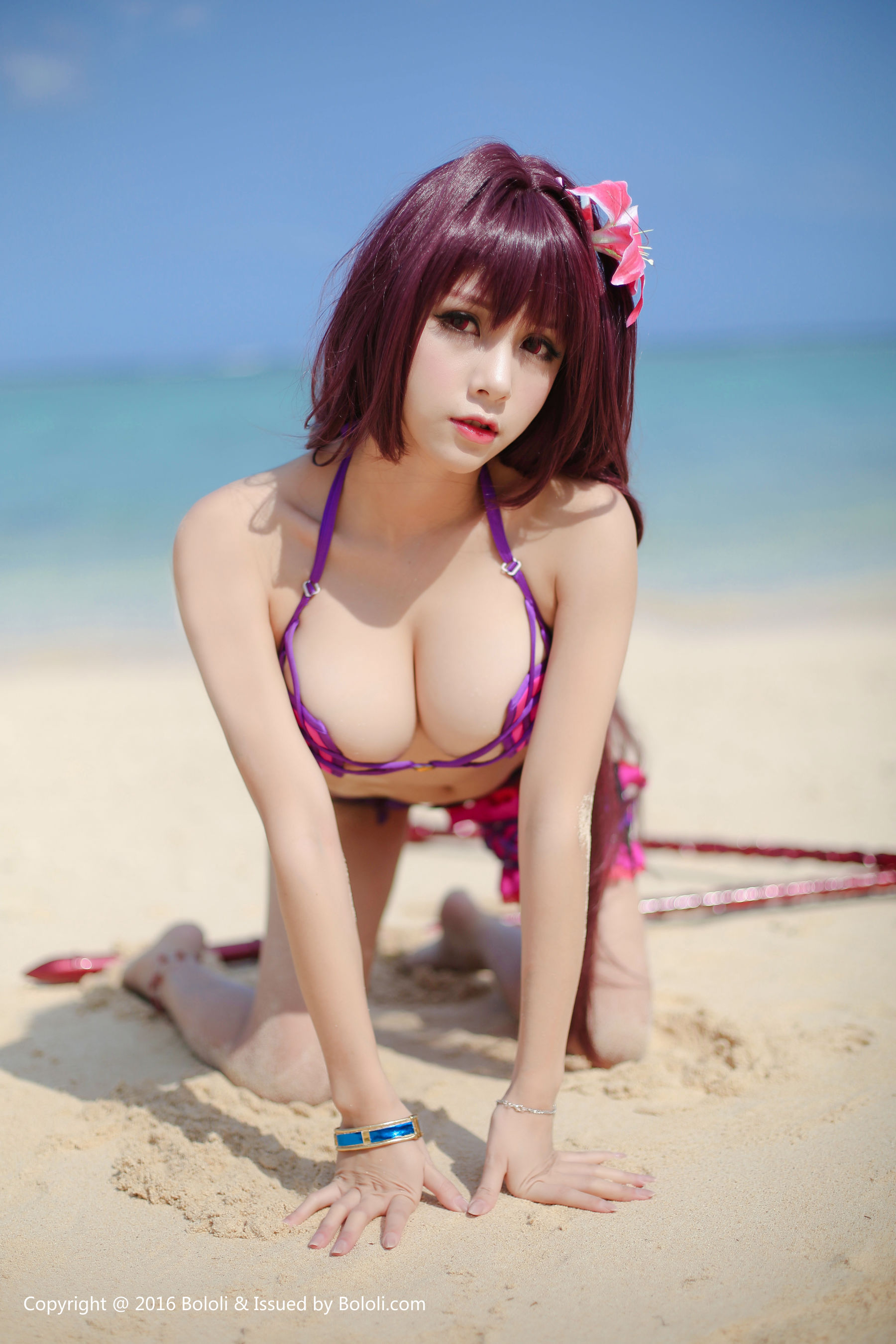 夏美酱 《斯卡哈COS》 [Bololi波萝社] BOL.056（24P）