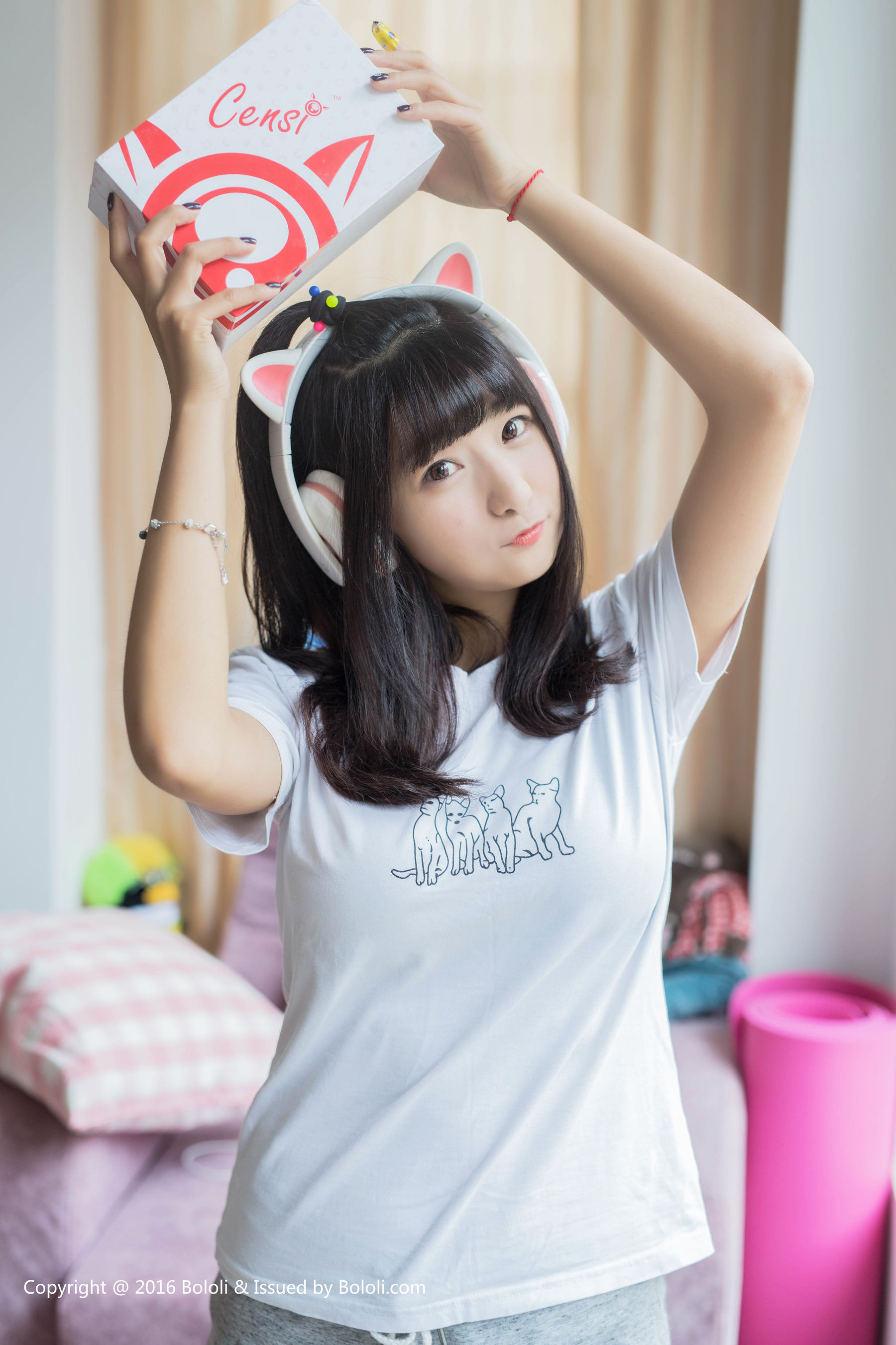 周闻《球球喵耳机》 [Kimoe激萌文化] KIM006（40P）