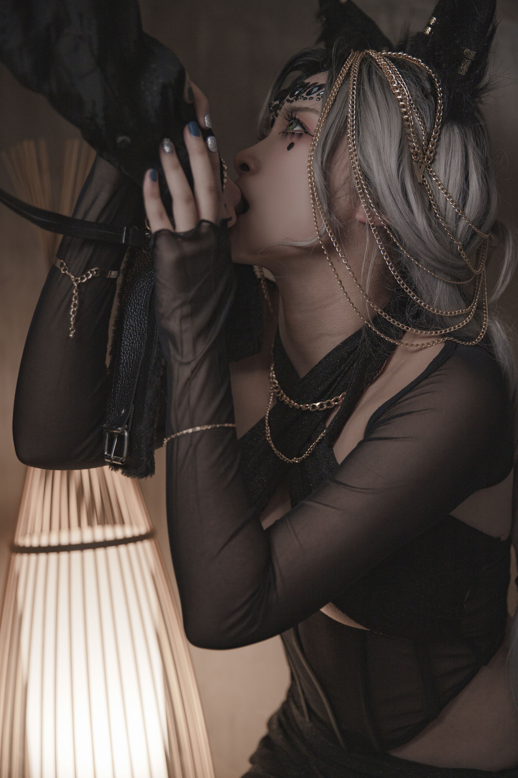 [福利COS] 动漫博主洛璃LoLiSAMA - 狼少女 狼女的调教（129P）