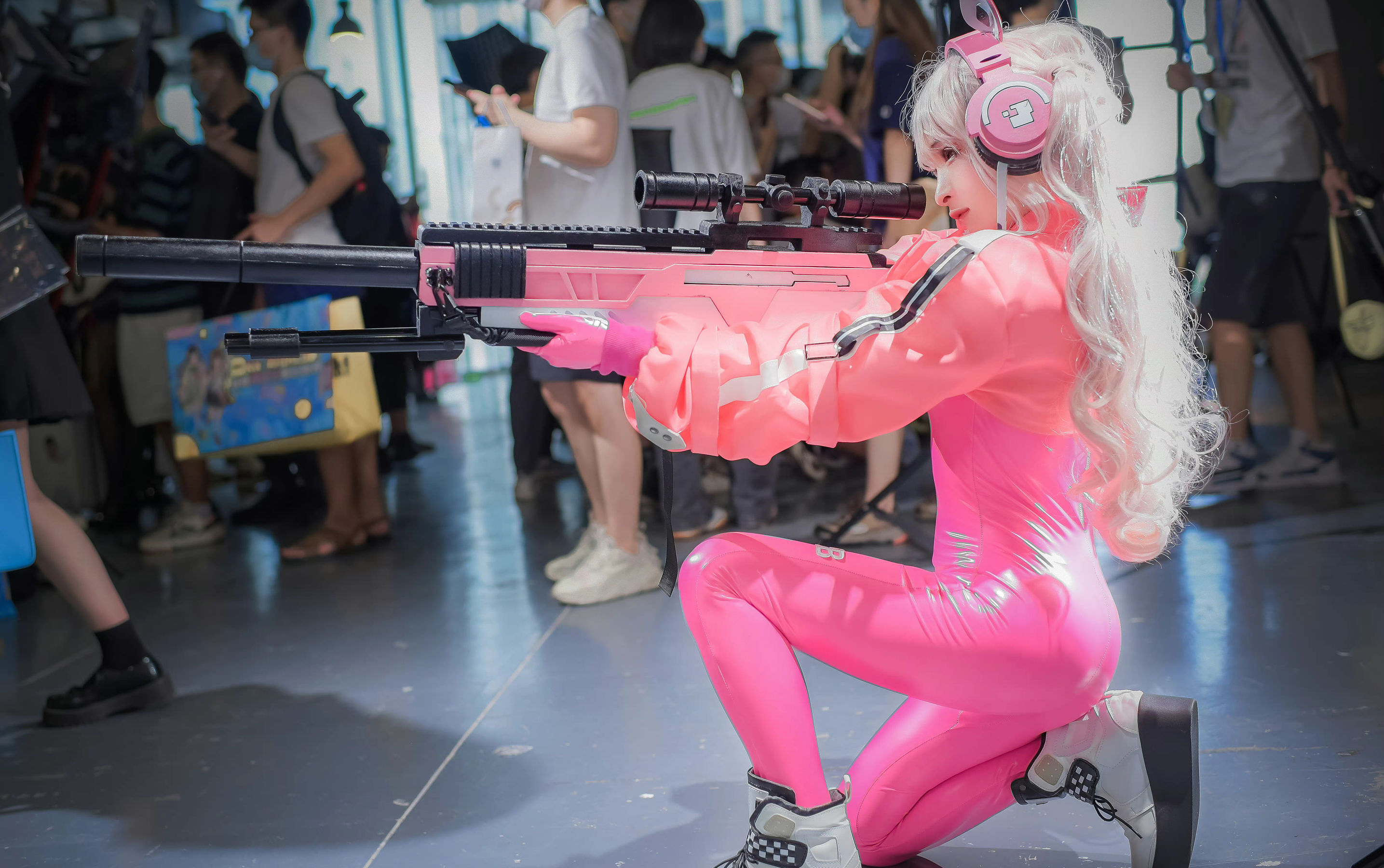 动漫博主九九八XY - 萤火虫漫展 NIKKE 胜利女神 爱丽丝（18P）