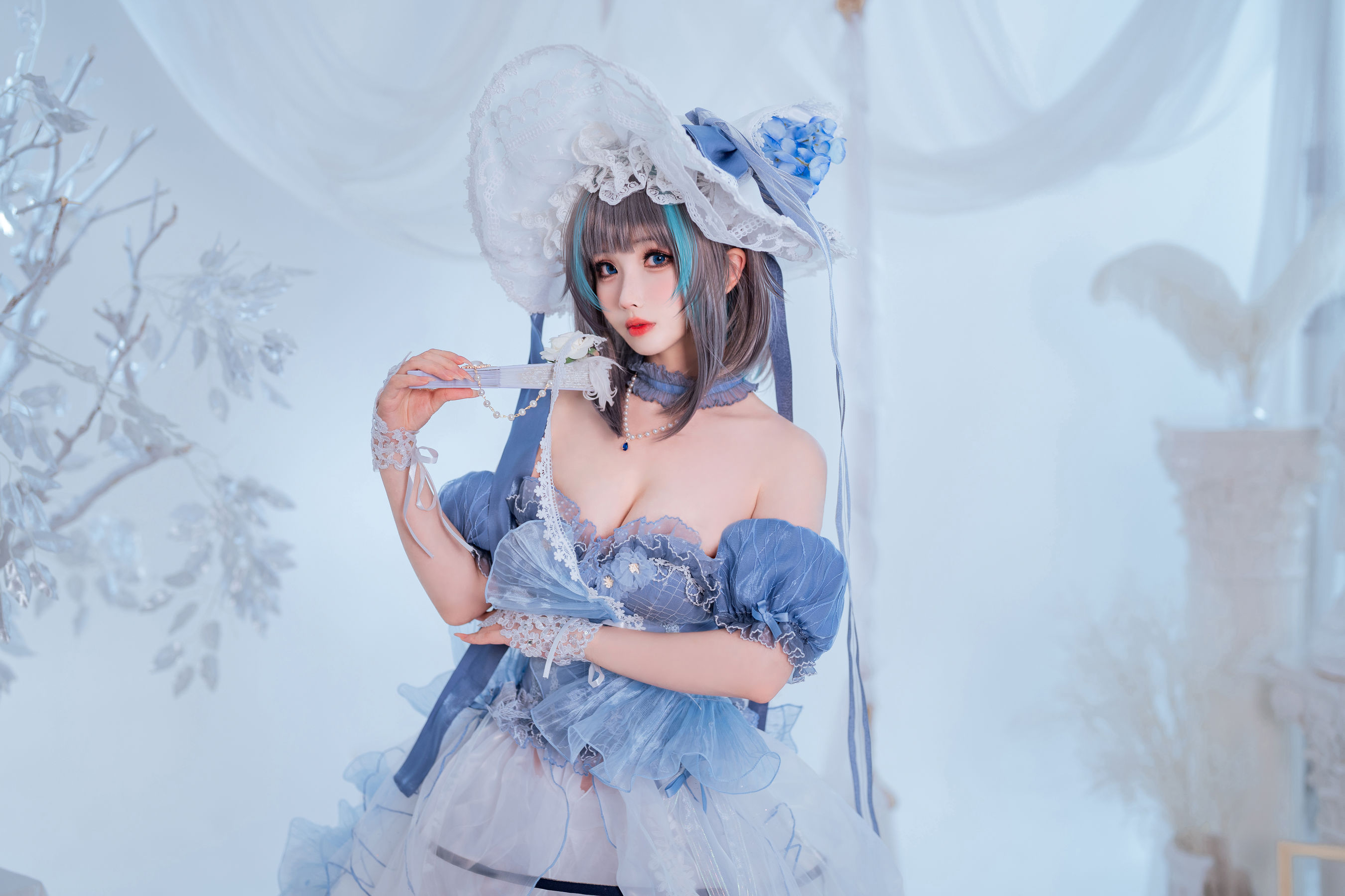[福利COS] COS福利rioko凉凉子(肉扣热热子) - 柴郡冰雪公主（40P）