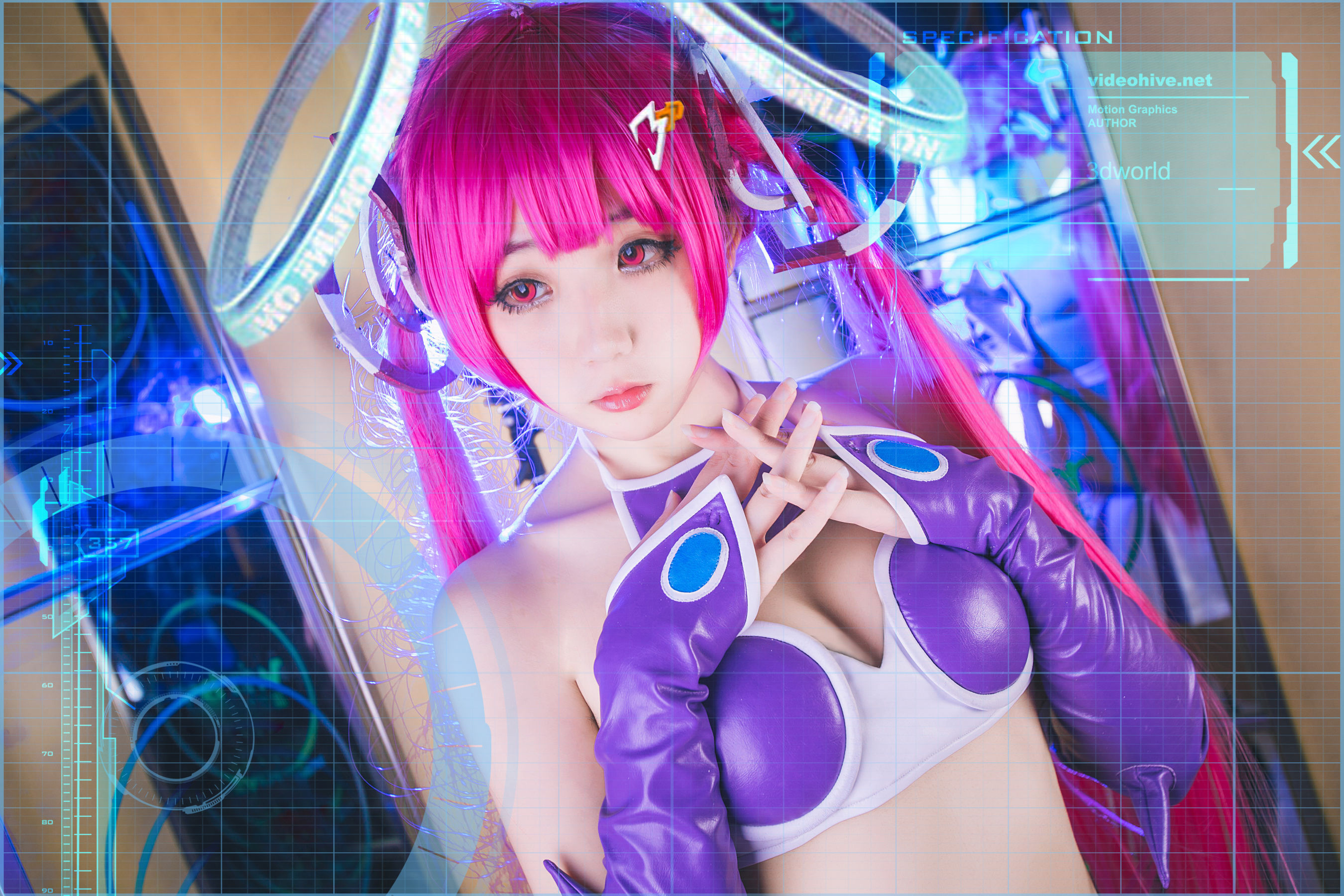 [福利COS] 动漫博主浅野菌子 - 300英雄 300娘（9P）