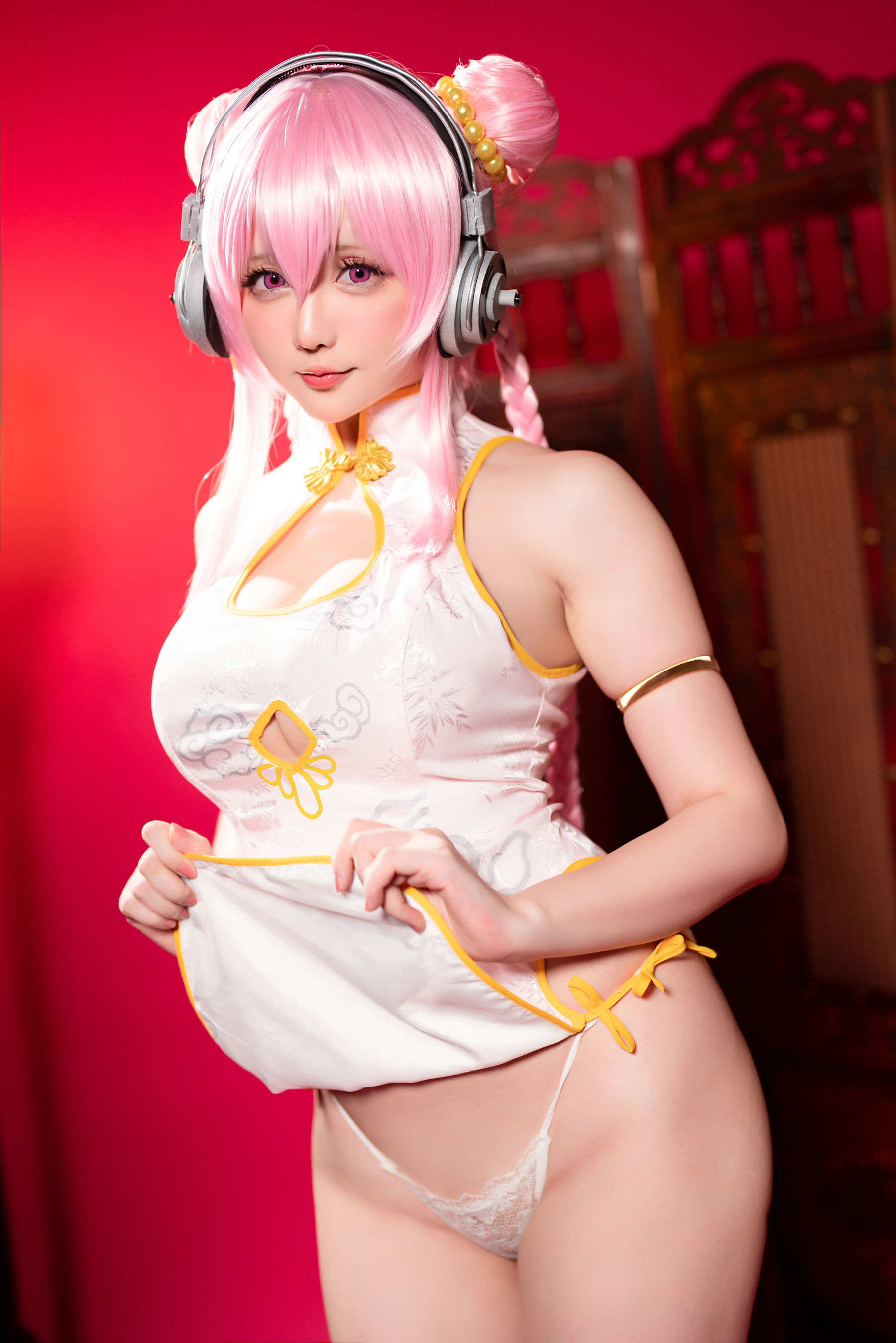 Coser小姐姐星之迟迟 - 超级索尼子 旗袍（41P）