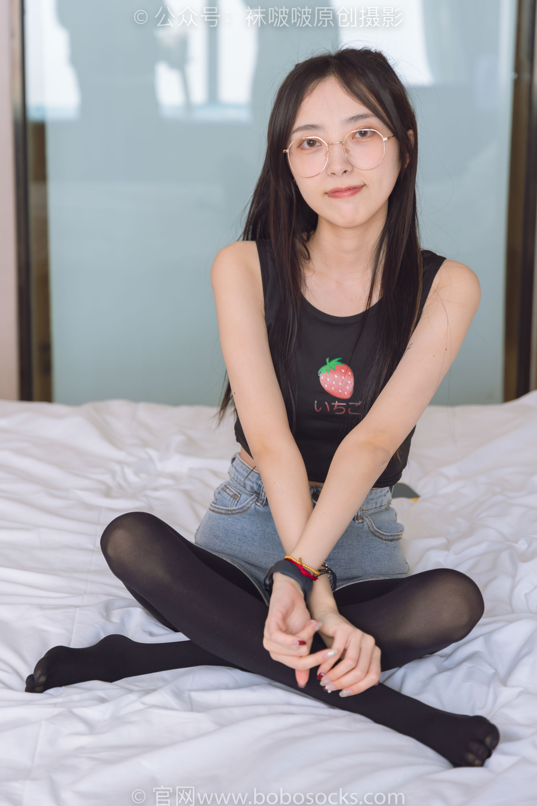 BoBoSocks袜啵啵 No.192 稚予-高跟鞋、黑色五指袜（137P）