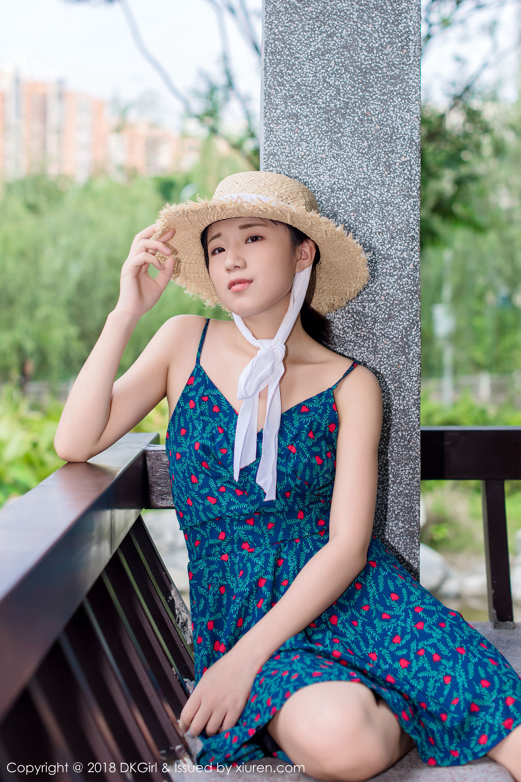 苍井优香《清纯甜美草帽少女》 [御女郎DKGirl] Vol.055（53P）