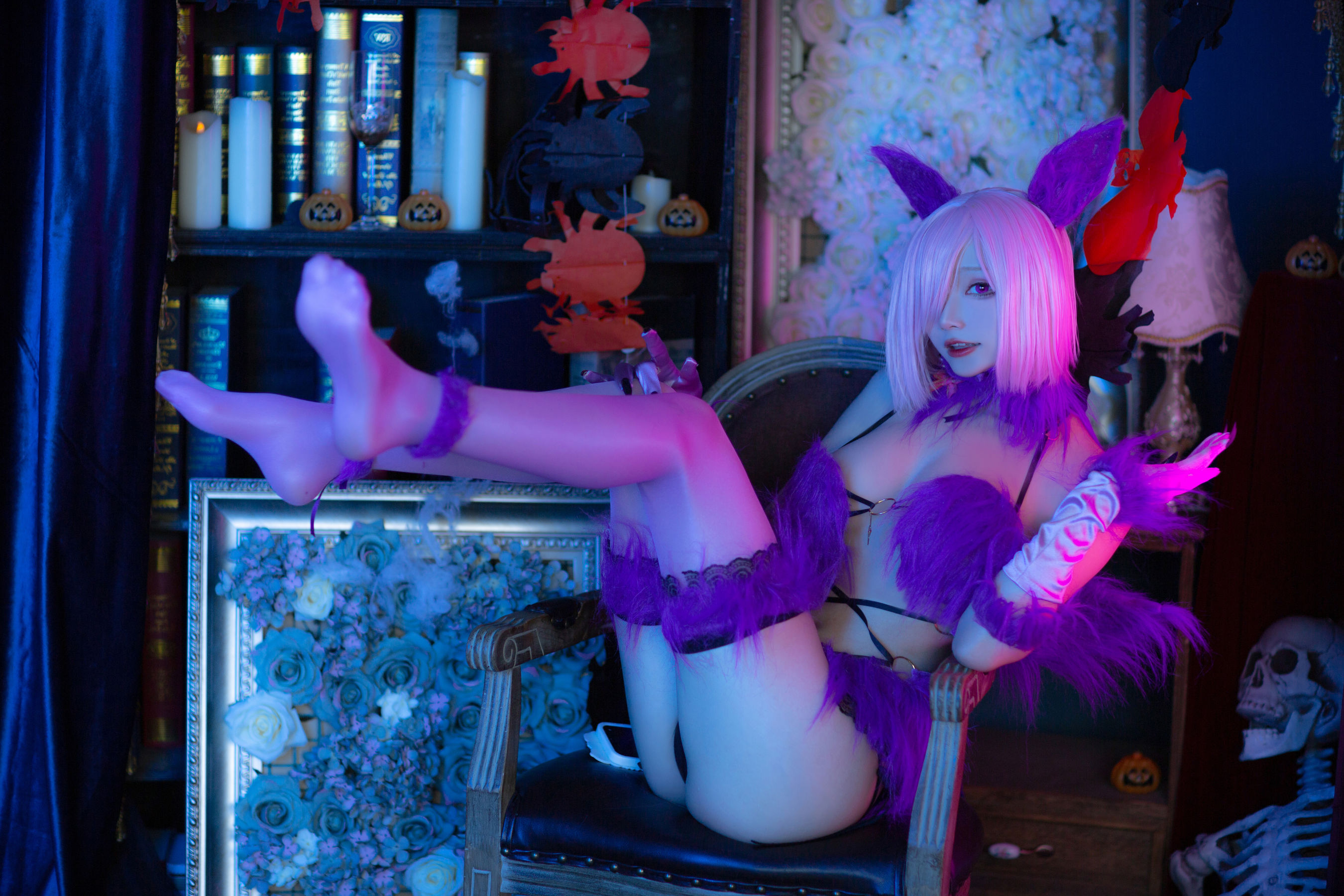 [COS福利] 起司块wii - 万圣节玛修（29P）