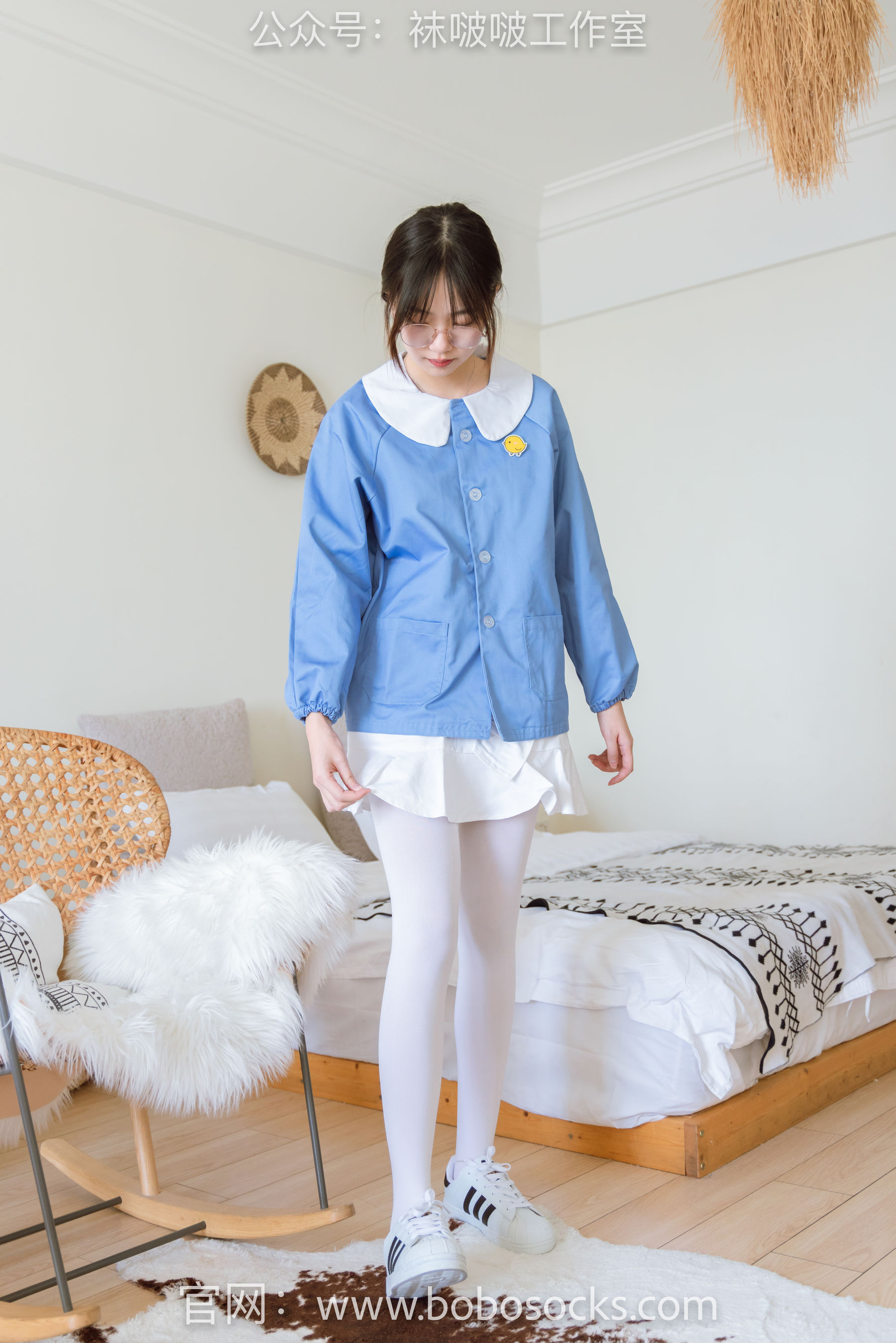 BoBoSocks袜啵啵 No.093 小甜豆-贝壳头、厚白丝（132P）