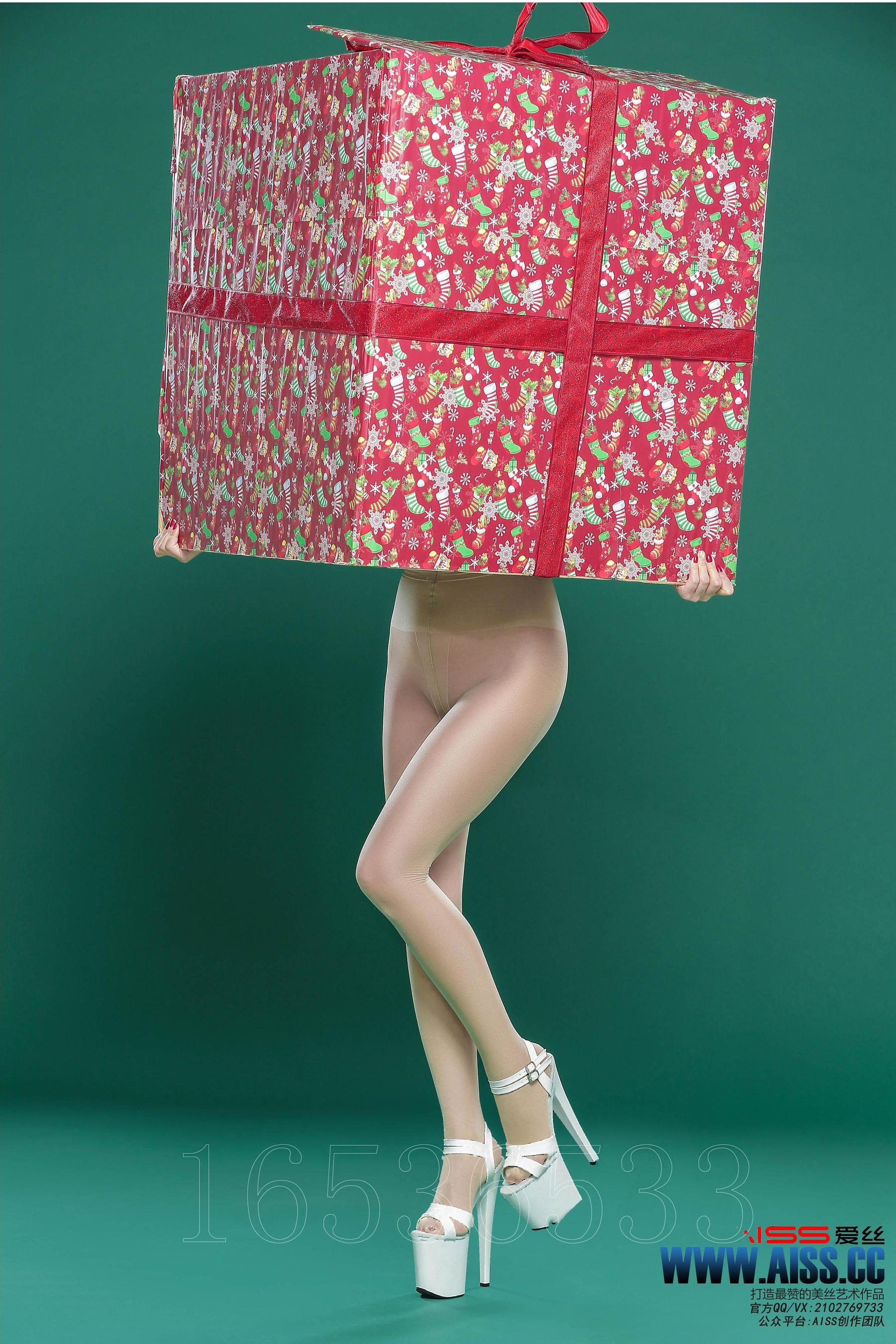 陈雅漫/松果儿《圣诞丝袜狂欢》 [AISS爱丝]（119P）
