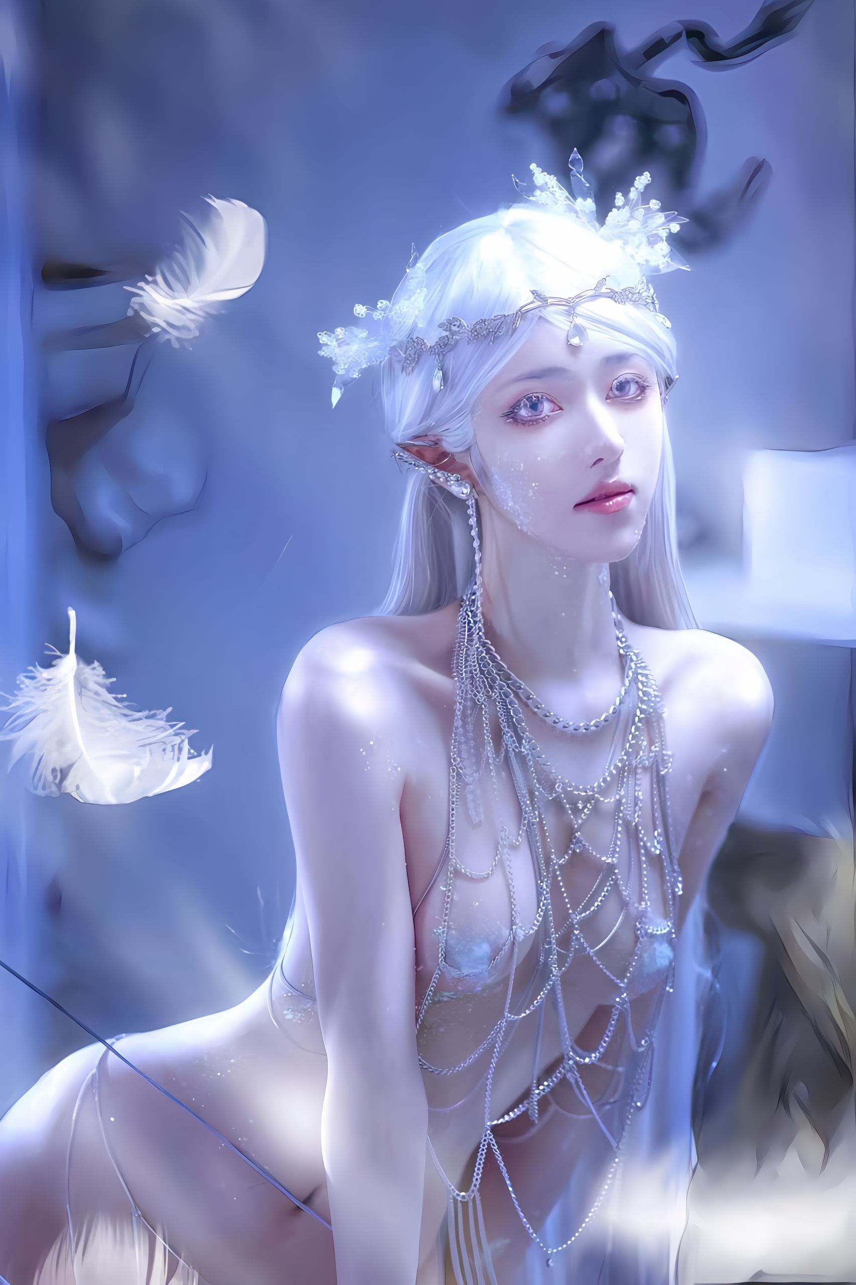 [福利COS] 动漫博主南桃Momoko - 精灵屑（13P）