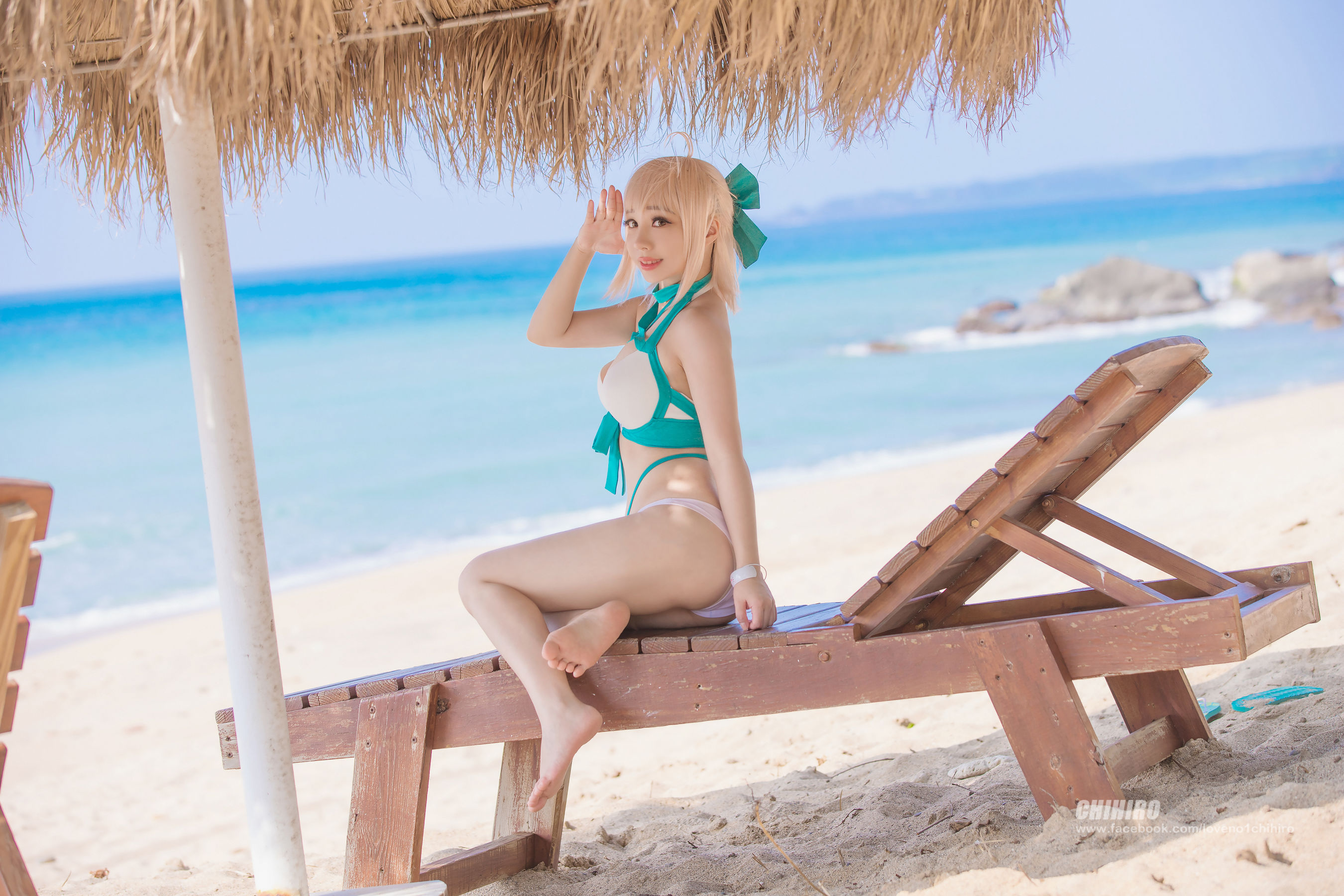 [福利COS] Cos妹子千寻 - 冲田总司（58P）-爱变色