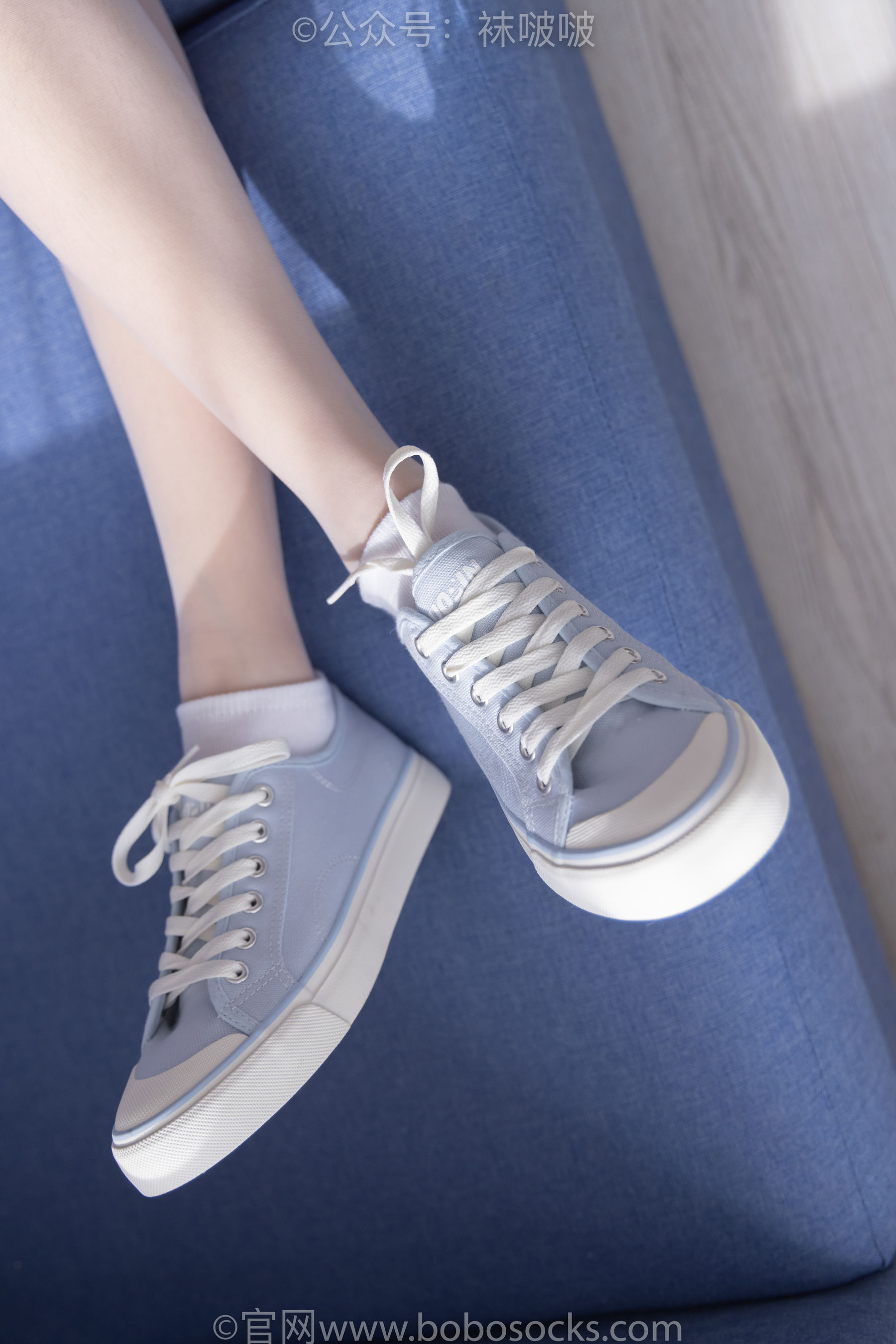 BoBoSocks袜啵啵 No.037 稚予-帆布鞋、短白棉袜、白丝（136P）