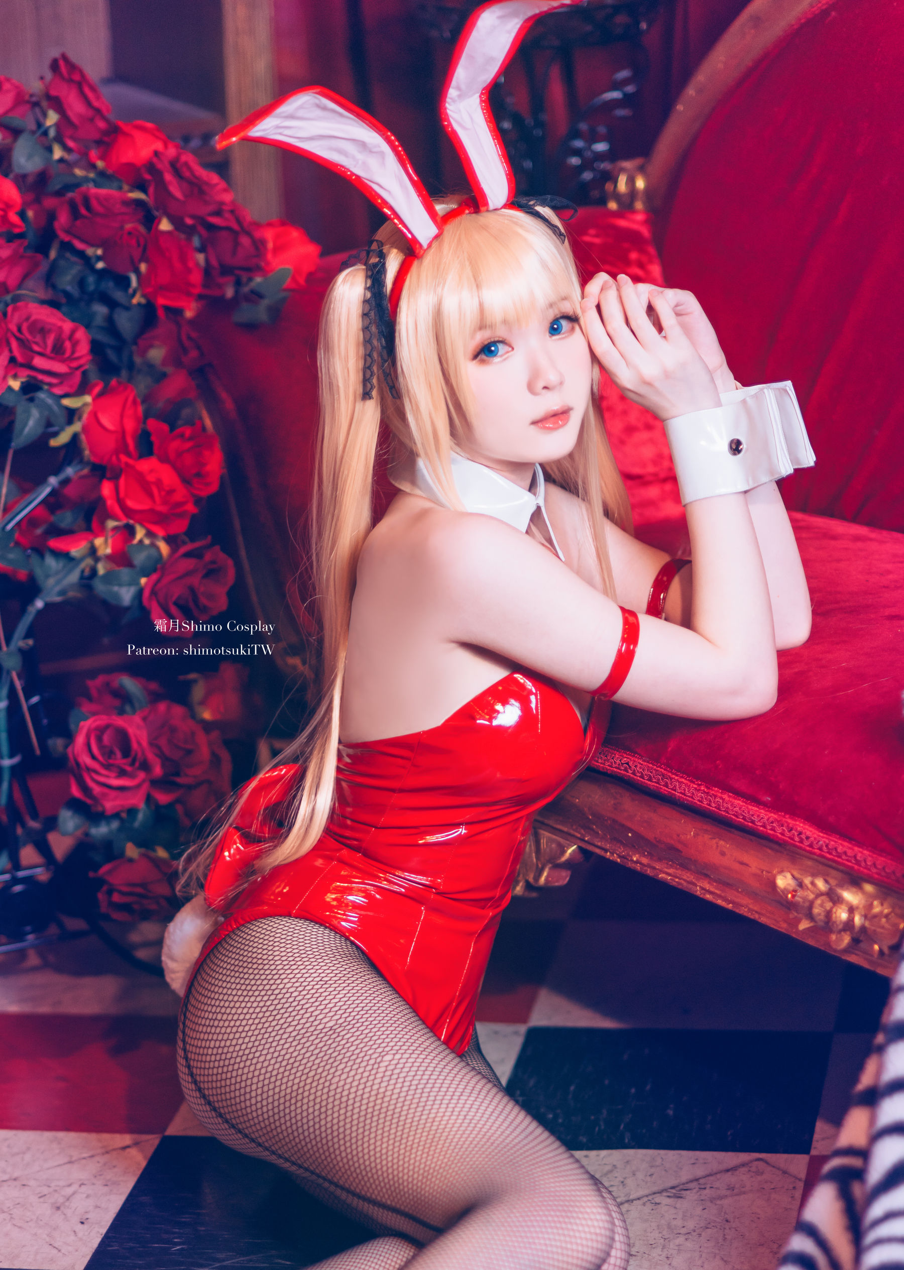 [福利COS] 微博妹纸霜月shimo - 英梨梨 兔女郎（12P）