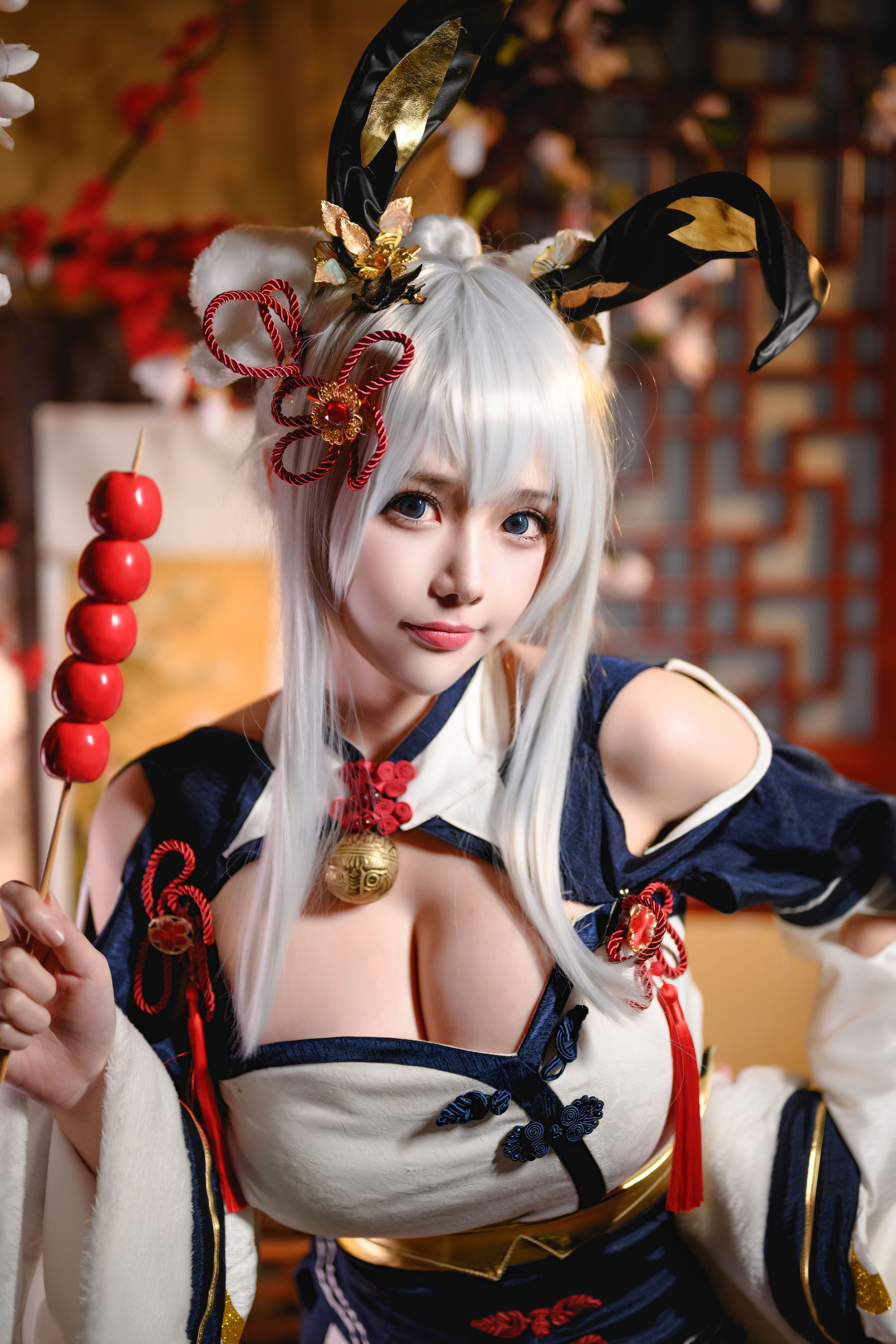 凛子酱 - 旗袍兔兔（21P）