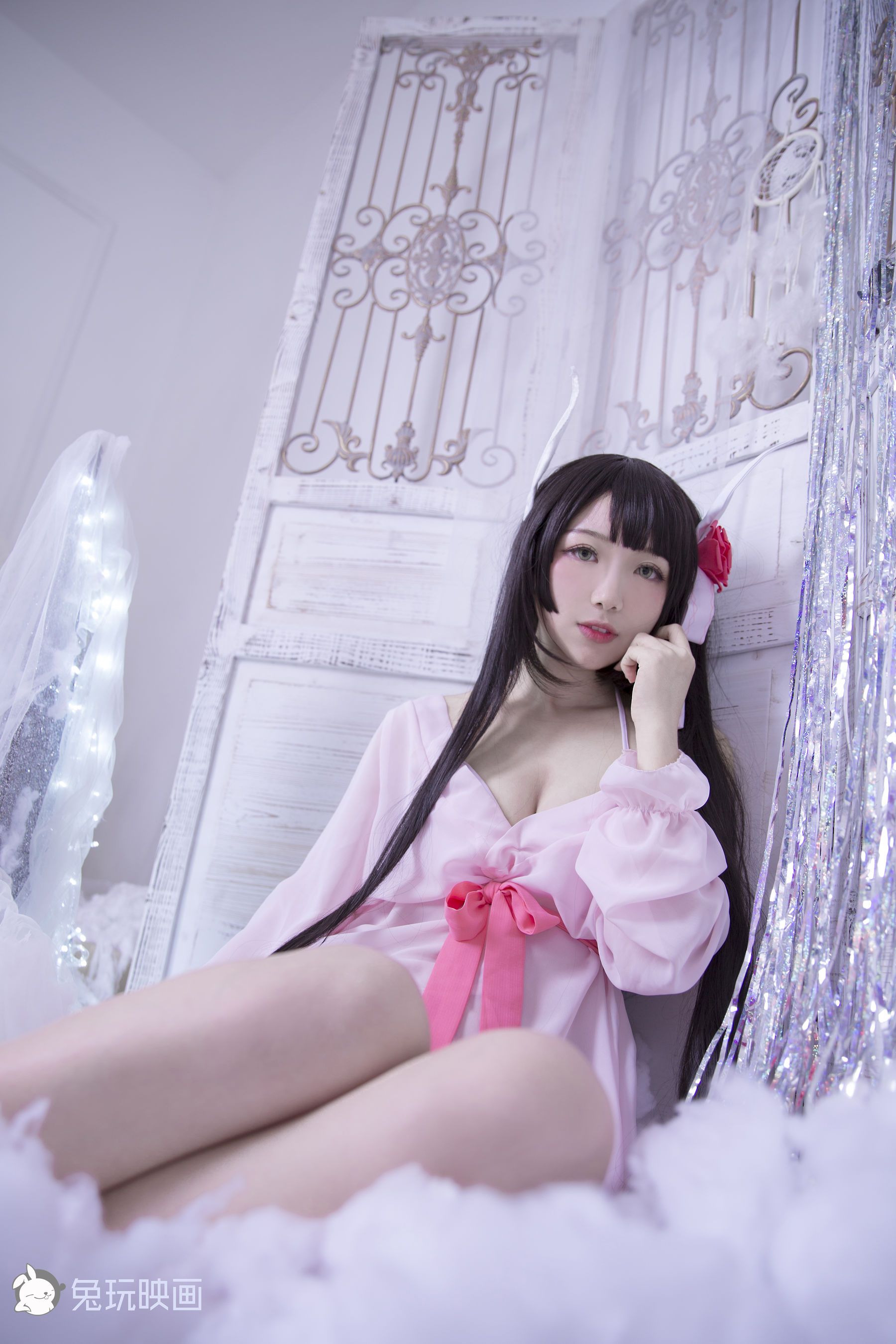 [兔玩映画] - 学姐月下巡游（41P）