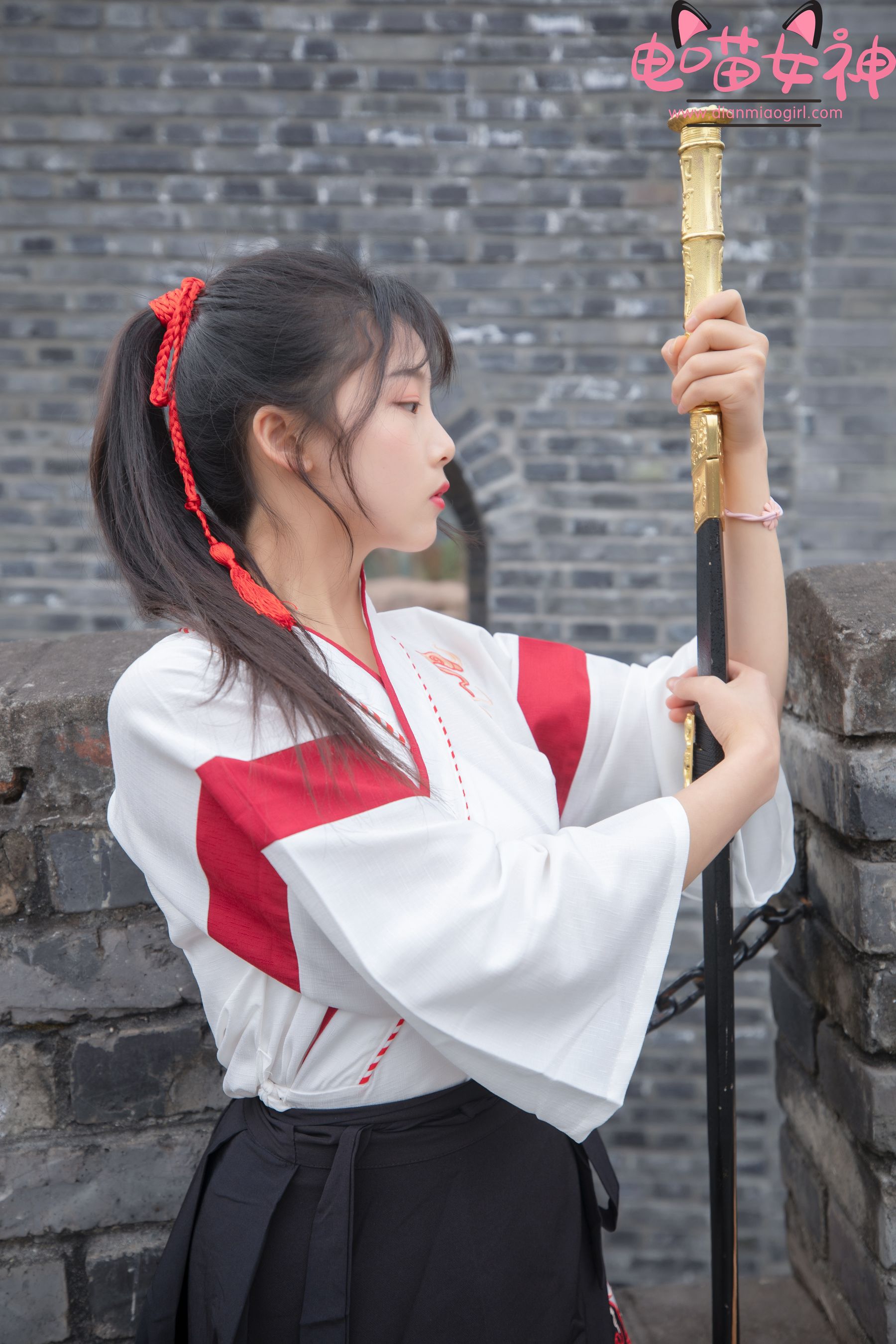 [网红COSER] 电喵女神 - 灵唯 长城古装（69P）