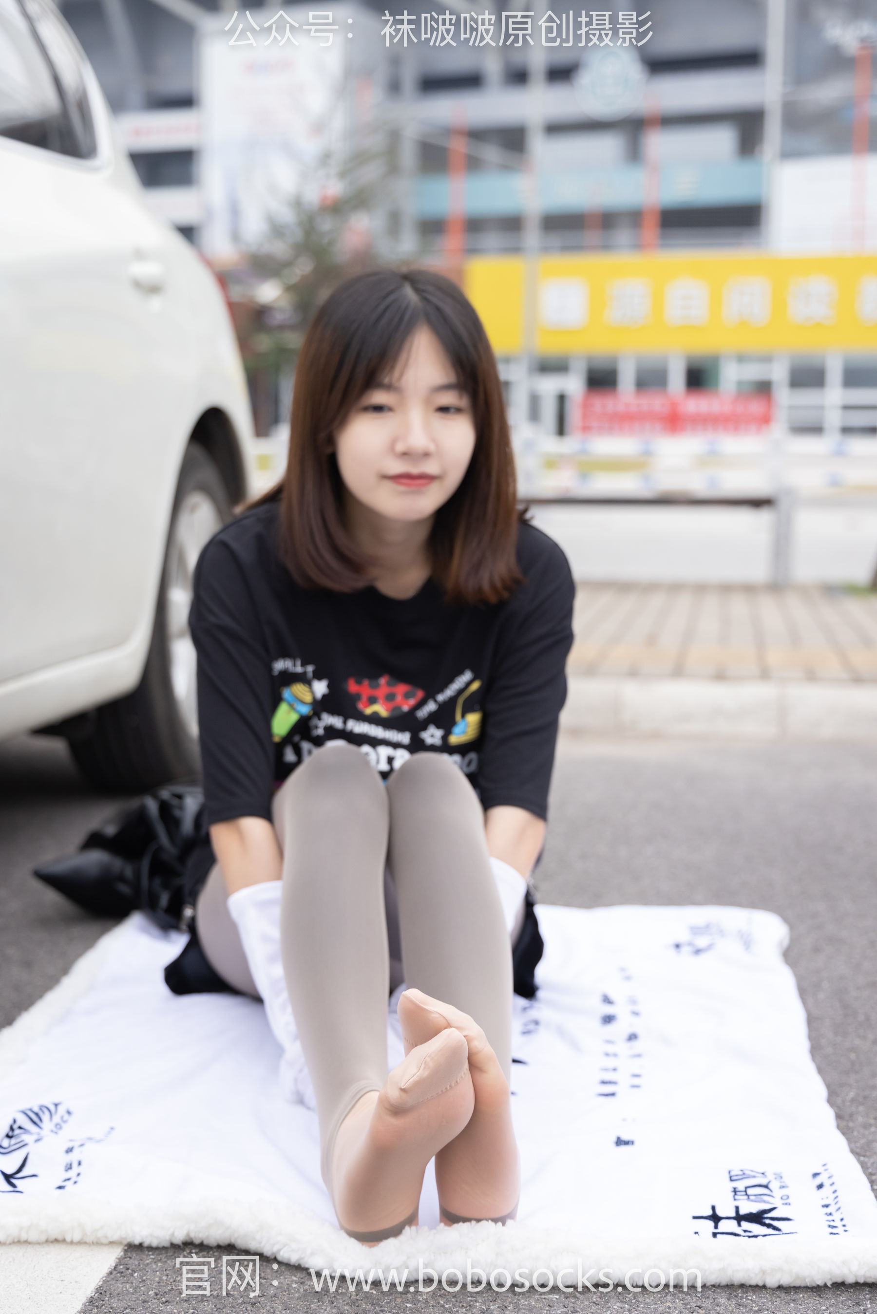 BoBoSocks袜啵啵 No.146 小甜豆-高跟长靴、黑色踩脚裤、肉丝（154P）