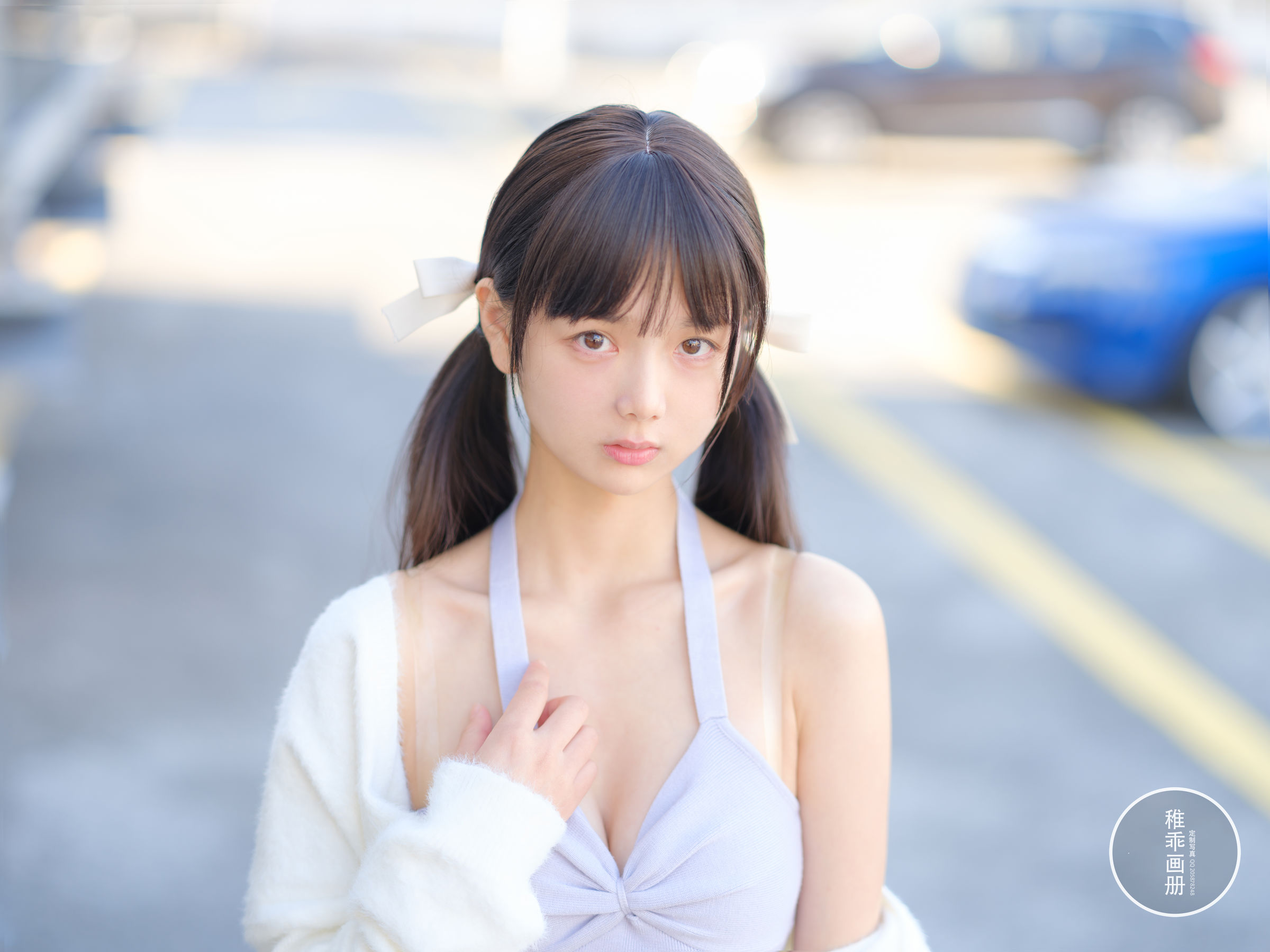 [福利COS] 柴系小乖(稚乖画册) - 夜夜 天台停车场肉丝 Lolita（83P）