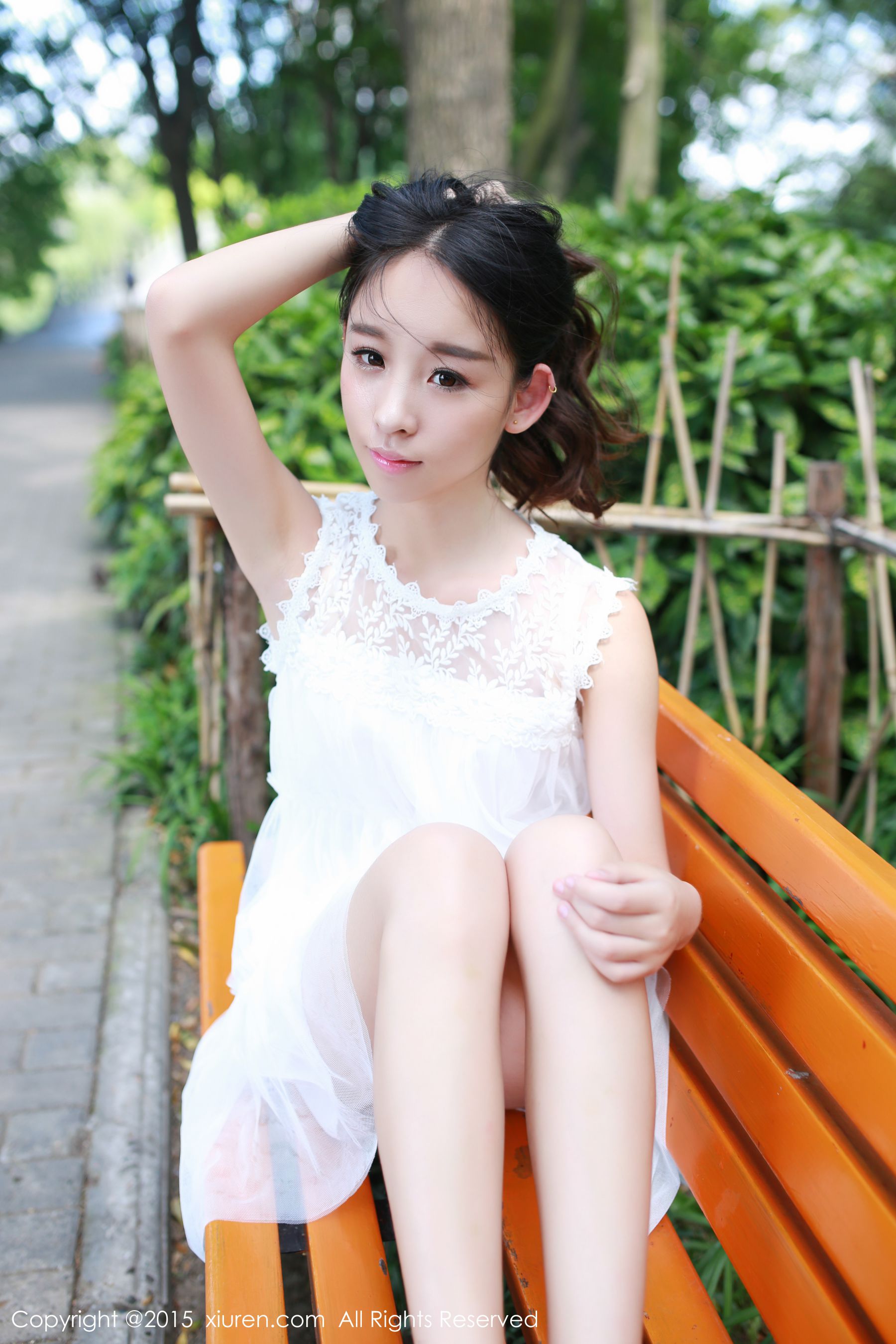 梓萱Crystal《小清新外拍~ 野外露出》 [秀人网XiuRen] No.371（44P）