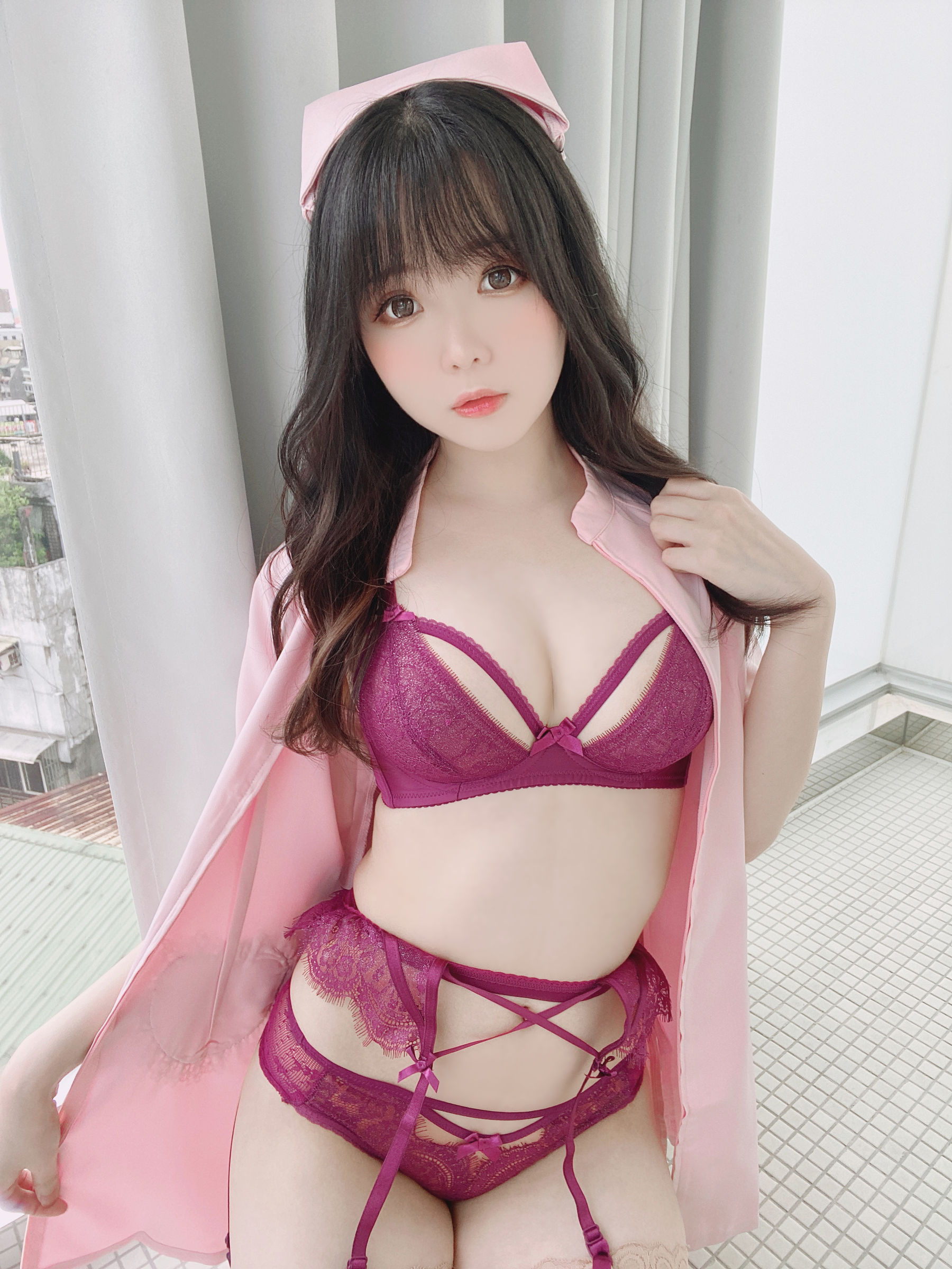 [福利COS] 微博妹纸霜月shimo - ピンクナース__（11P）