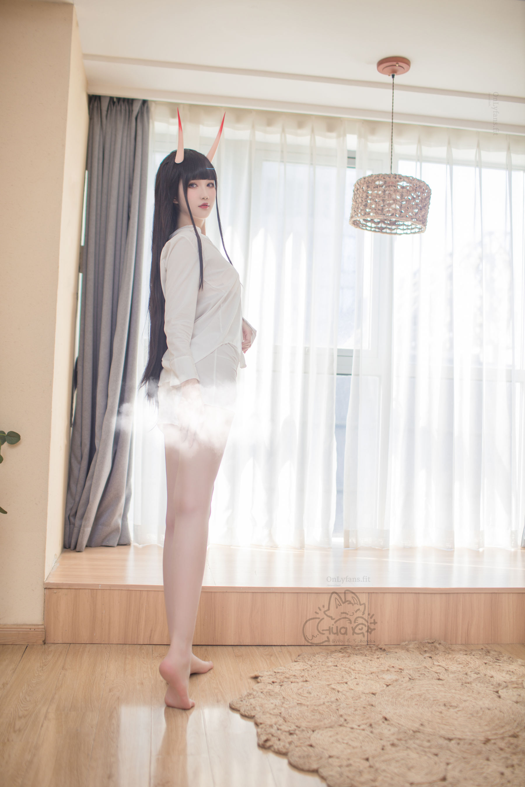 [福利COS] 花兮_honoka - 能代 宁静的六叠间（18P）