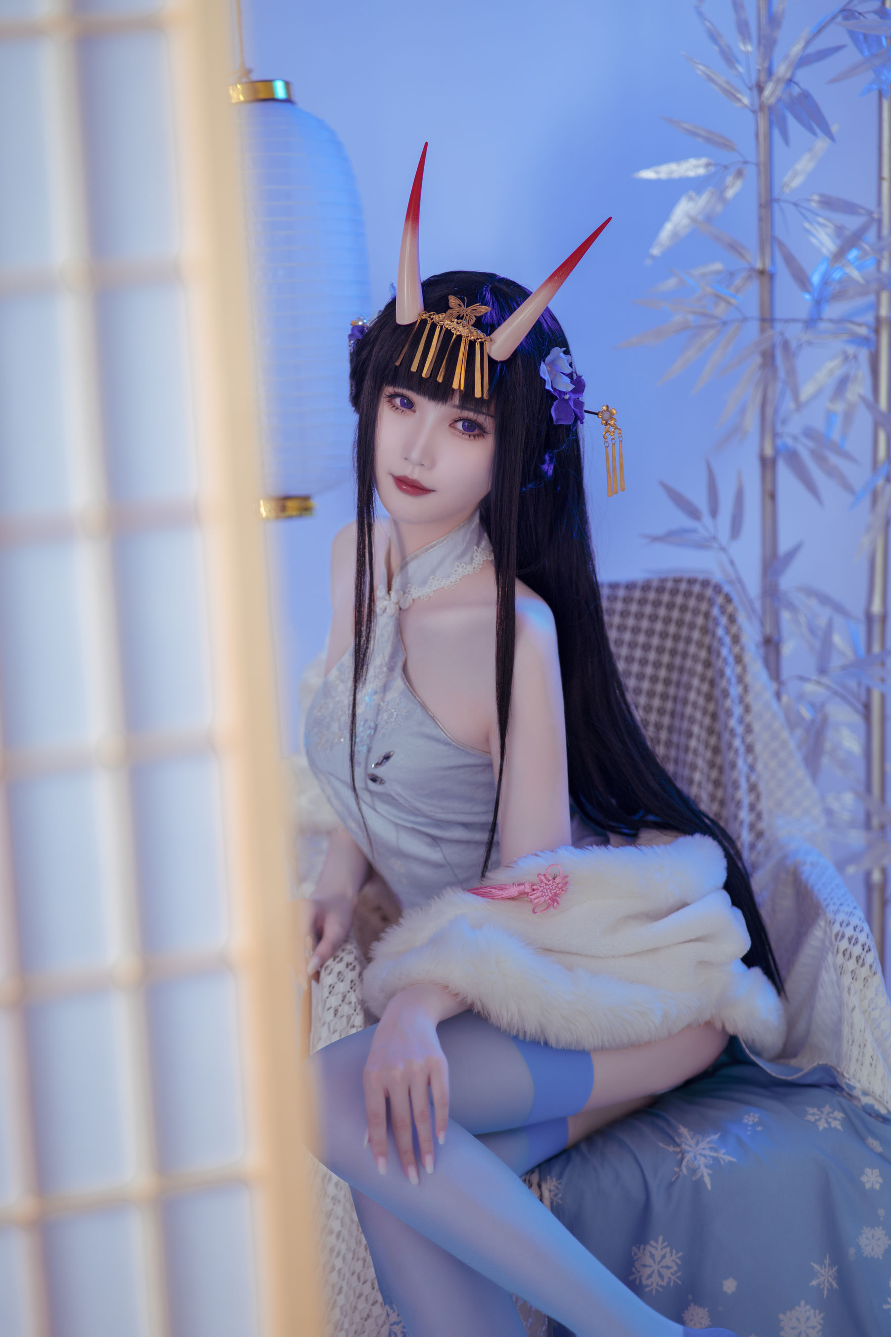 [网红COS] 花兮_honoka - 能代 冬雪沁香（12P）