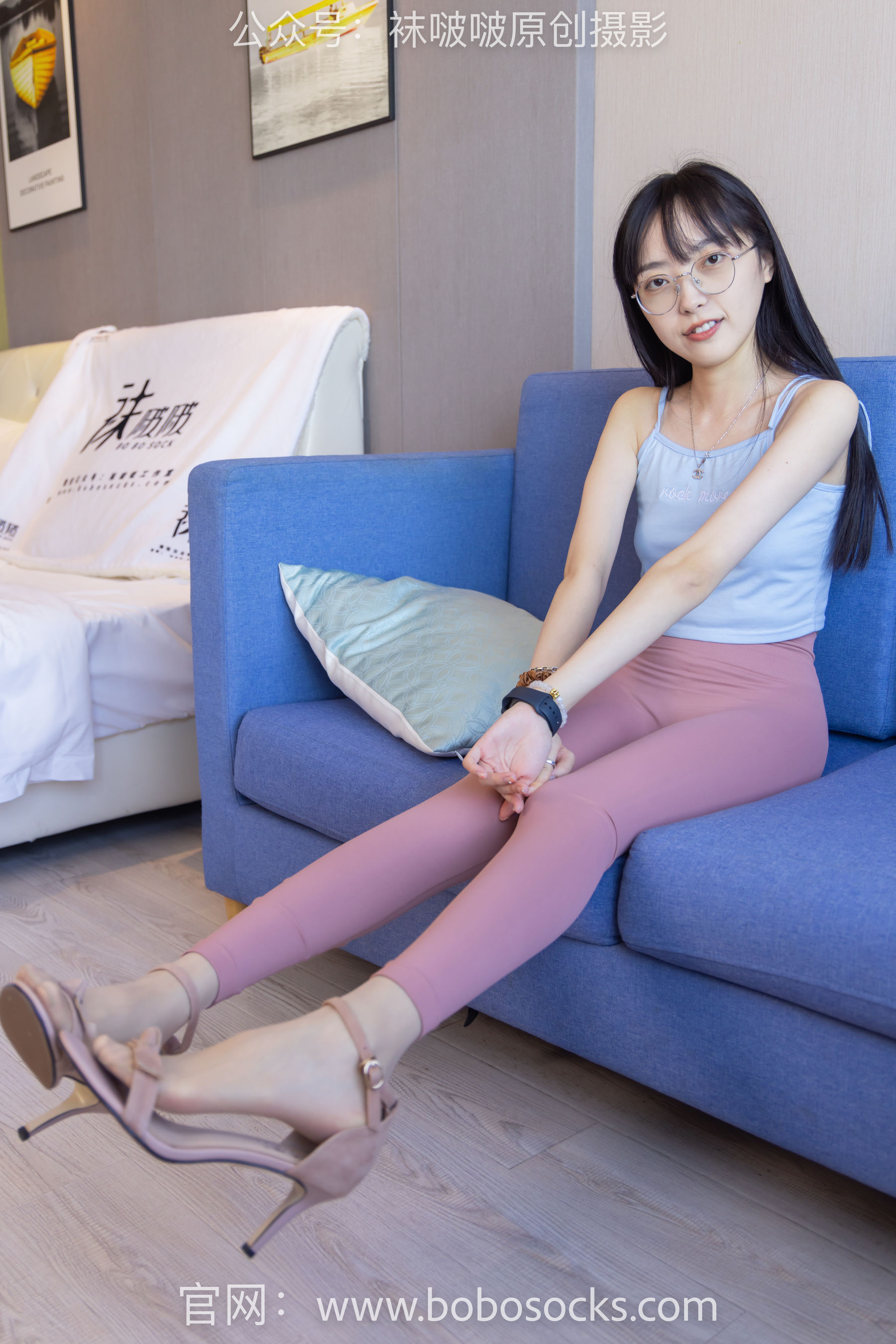 BoBoSocks袜啵啵 No.140 稚予-高跟鞋、瑜伽裤裤里丝、肉丝、黑丝（137P）