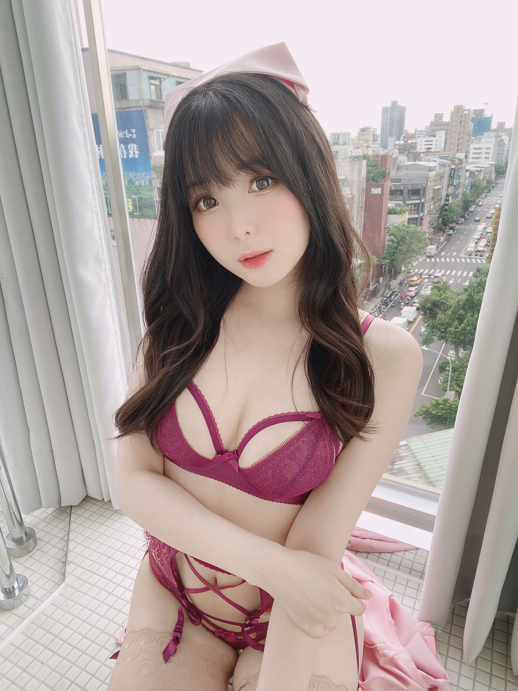 [福利COS] 微博妹纸霜月shimo - ピンクナース__（11P）