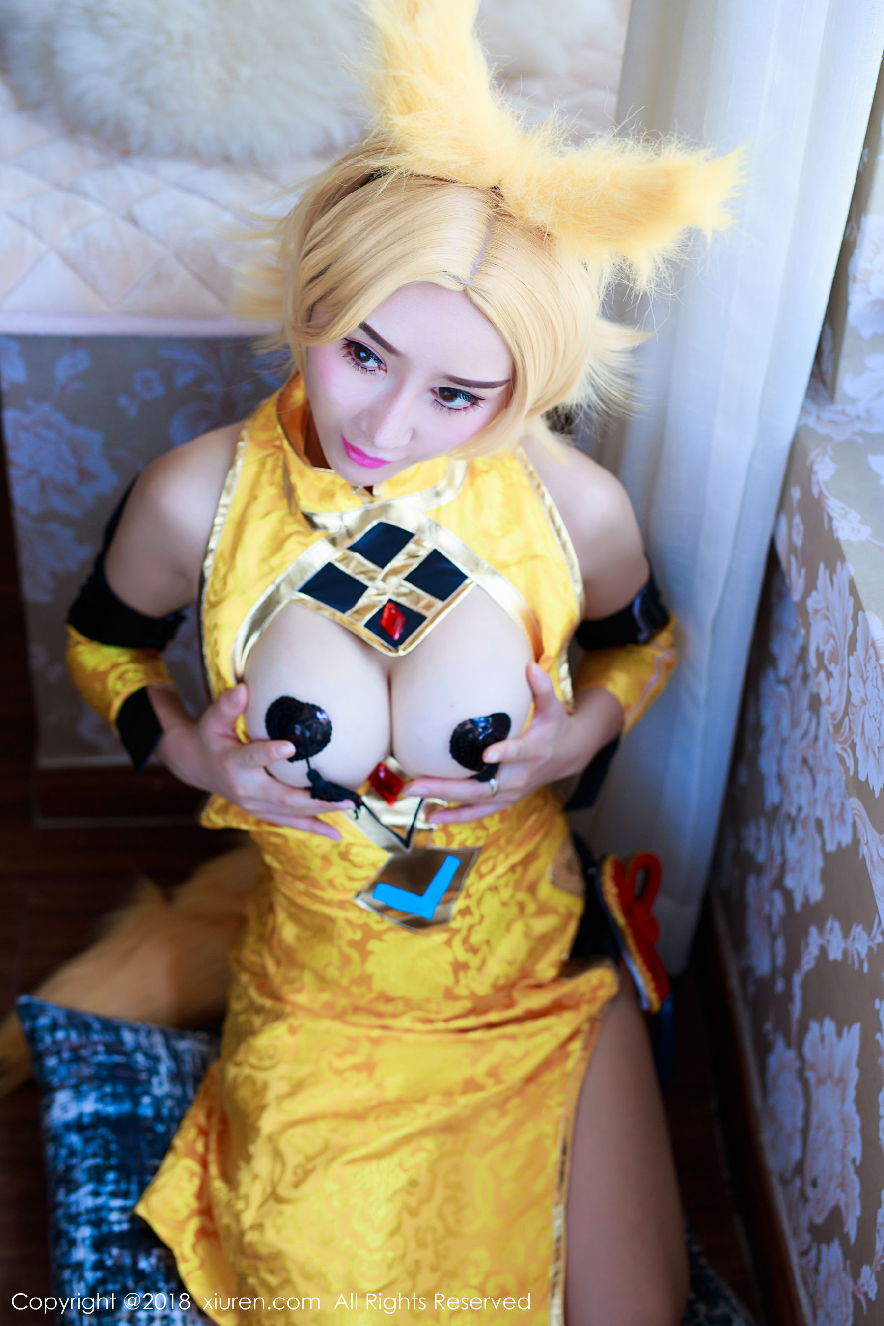 邹晶晶女王《王者荣耀妲己COS》 [秀人XiuRen] No.937（44P）