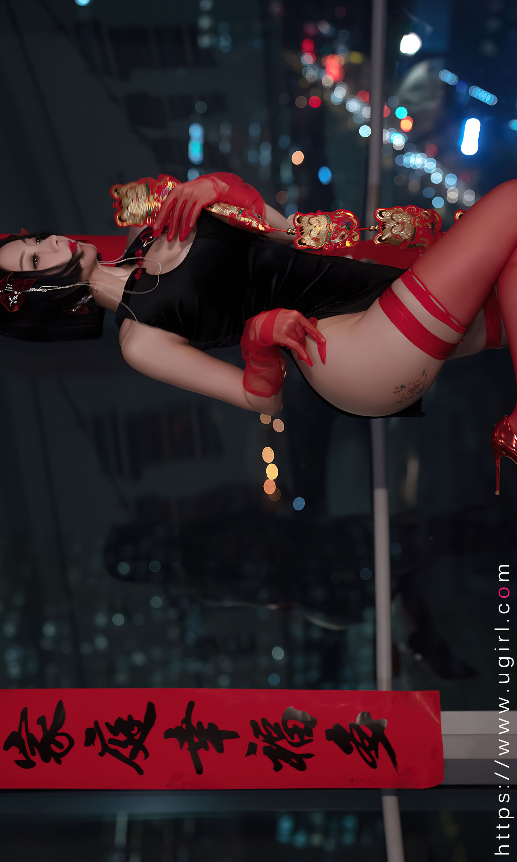 [Ugirls]爱尤物 No.2500 惹火除夕 果儿Victoria（33P）