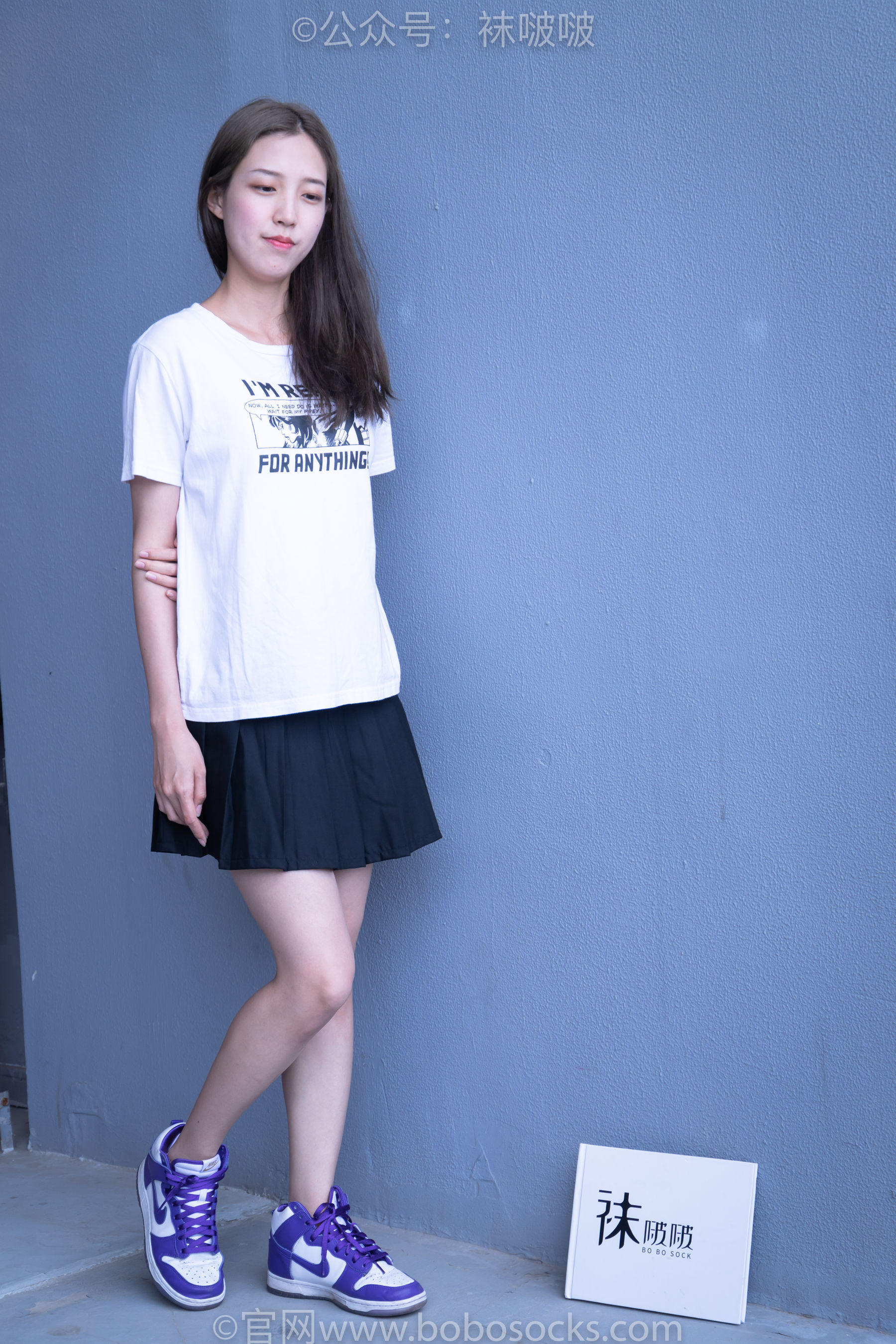 BoBoSocks袜啵啵 积分限定作品002 泡芙- AJ、白色棉质船袜、裸足（135P）