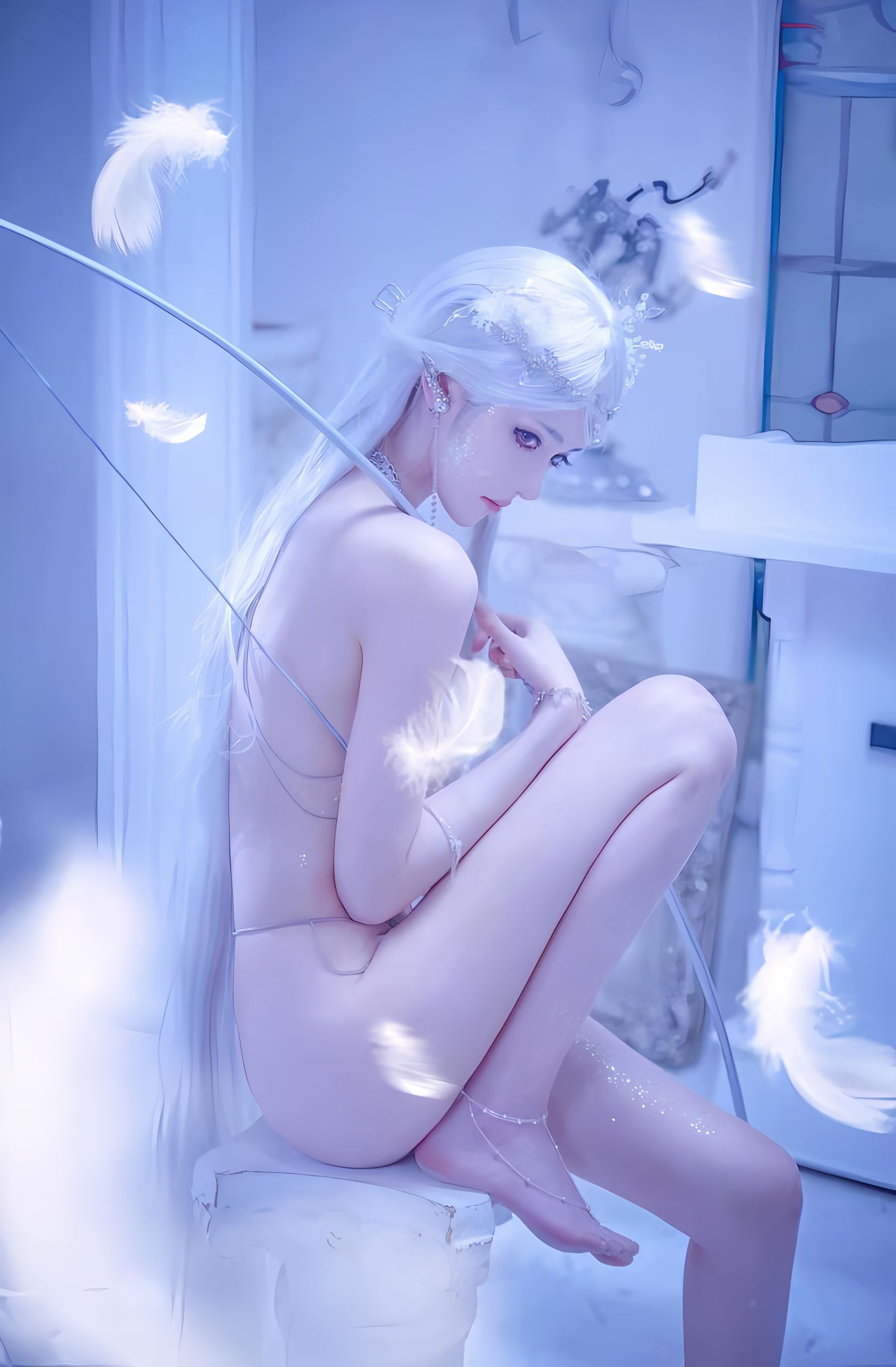 [福利COS] 动漫博主南桃Momoko - 精灵屑（13P）