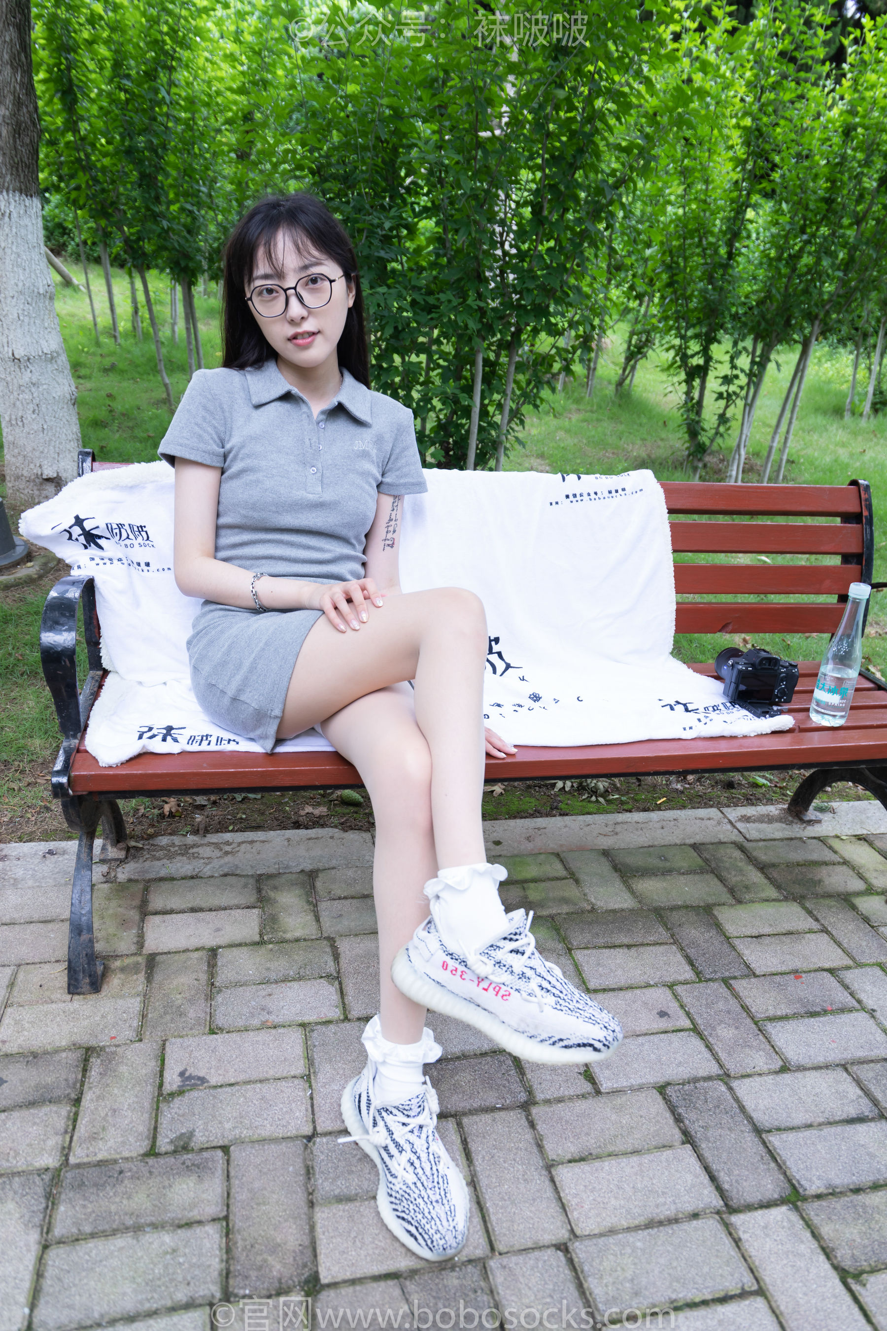 BoBoSocks袜啵啵 No.019 稚予-椰子、白棉袜、肉丝（147P）