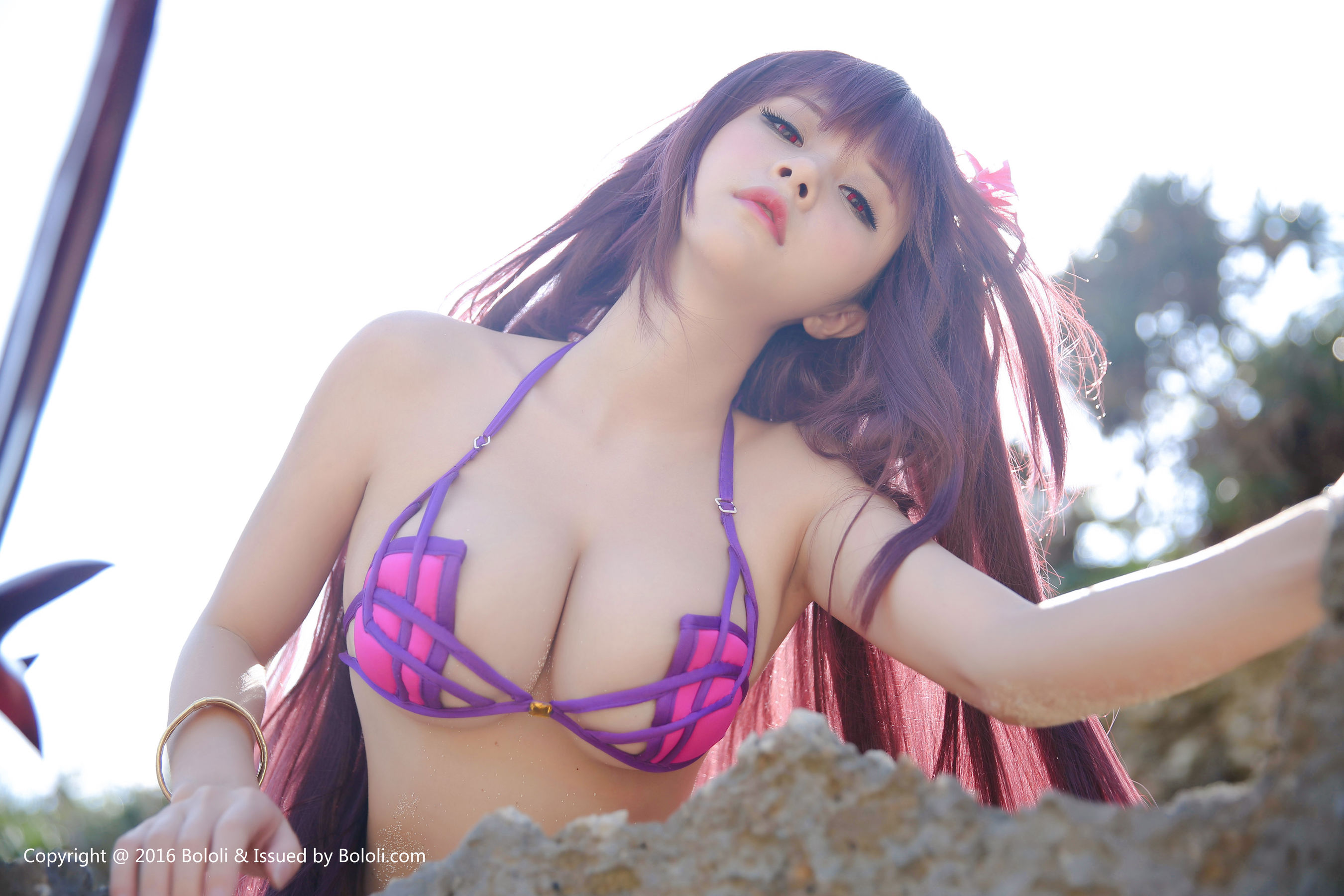 夏美酱 《斯卡哈COS》 [Bololi波萝社] BOL.056（24P）