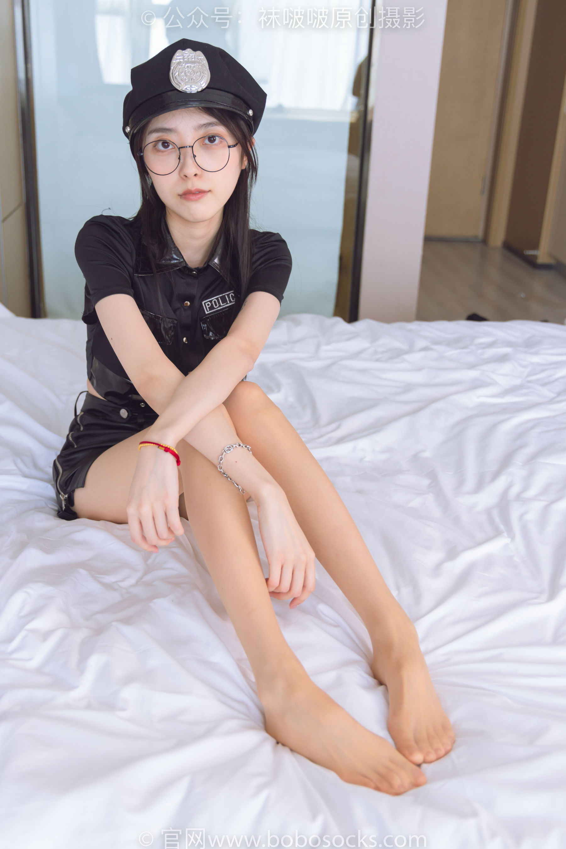 BoBoSocks袜啵啵 No.198 稚予-皮鞋、黑色小腿袜、高跟鞋、肉丝（138P）