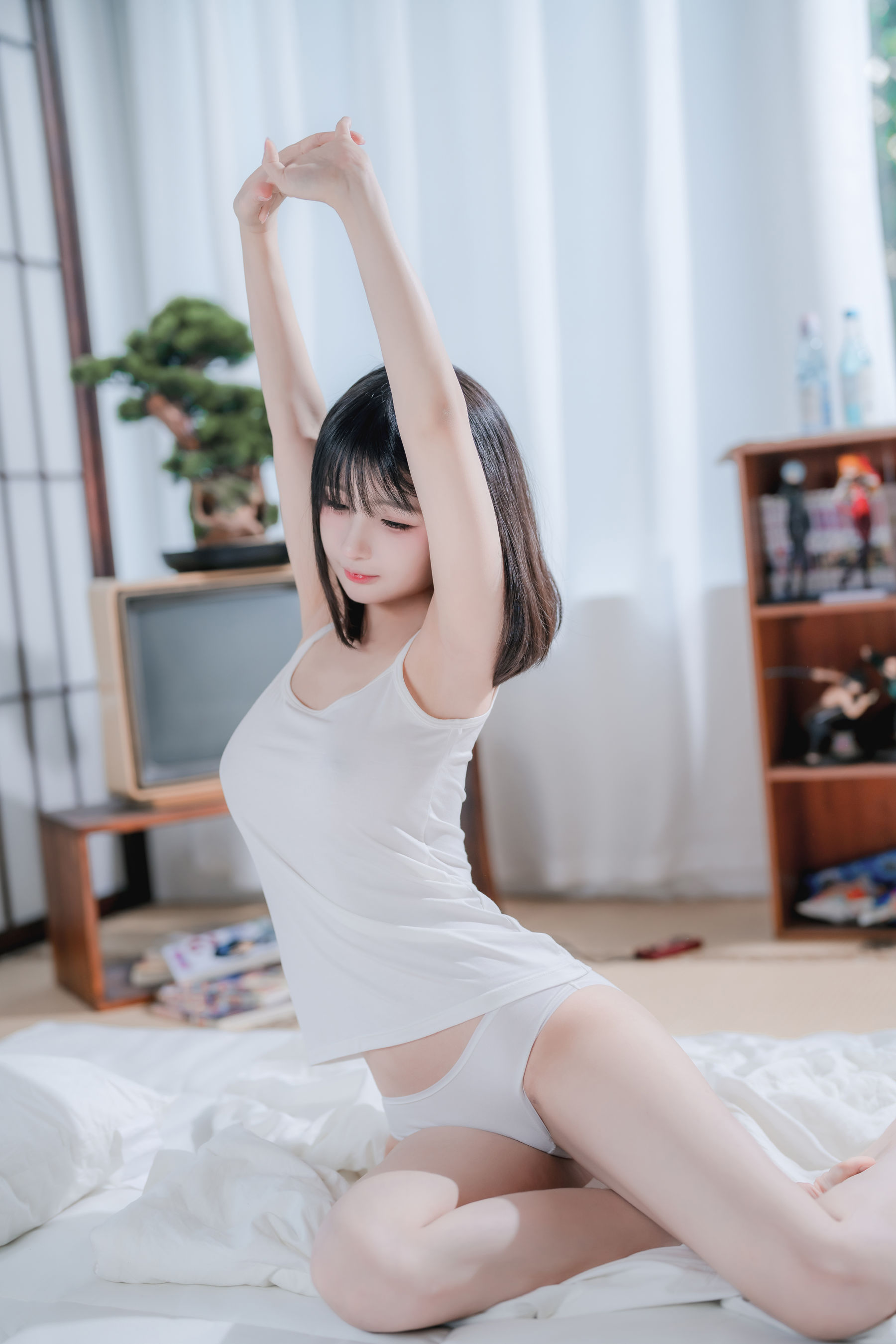 [福利COS] 桜井宁宁 - 夏日情事（61P）-爱变色