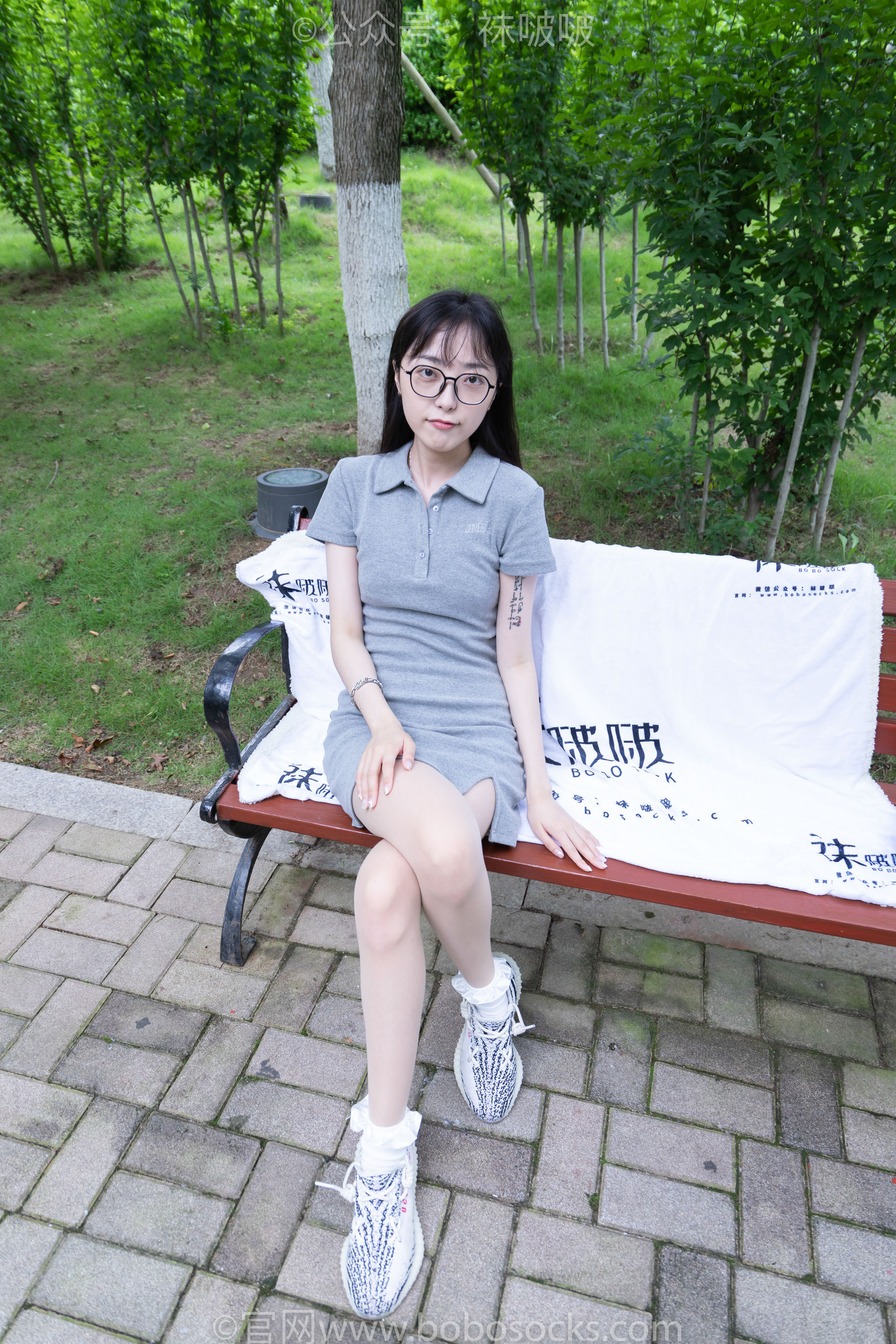 BoBoSocks袜啵啵 No.019 稚予-椰子、白棉袜、肉丝（147P）