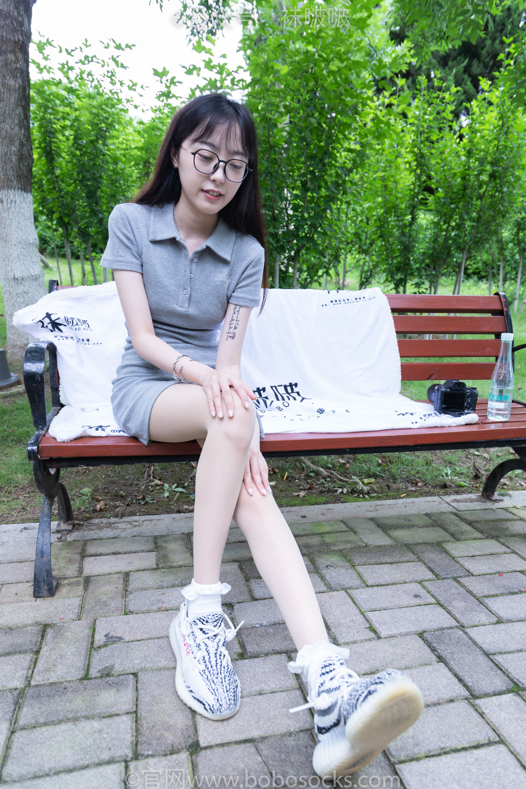 BoBoSocks袜啵啵 No.019 稚予-椰子、白棉袜、肉丝（147P）