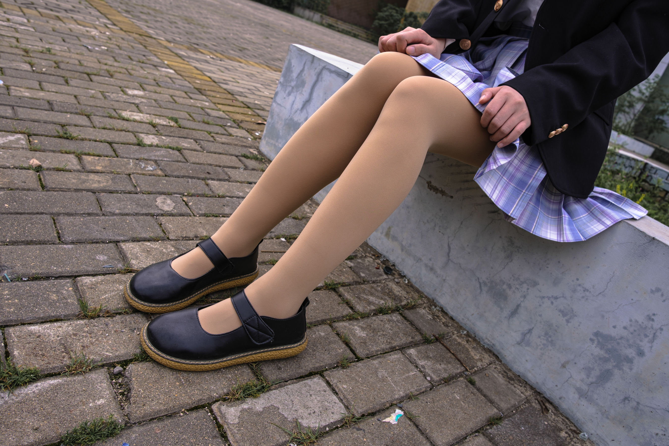 森萝财团写真 月下001 小夜 肉丝 300D 真空（74P）