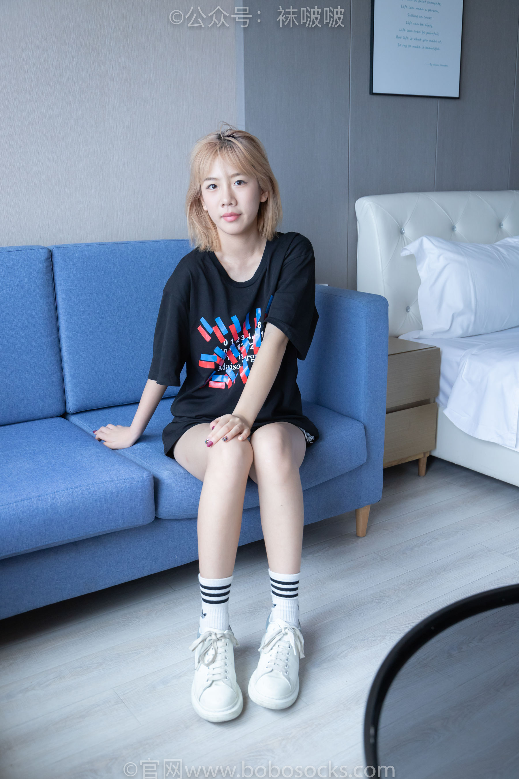 BoBoSocks袜啵啵 No.003 果冻-麦昆鞋、白色脏棉袜（133P）