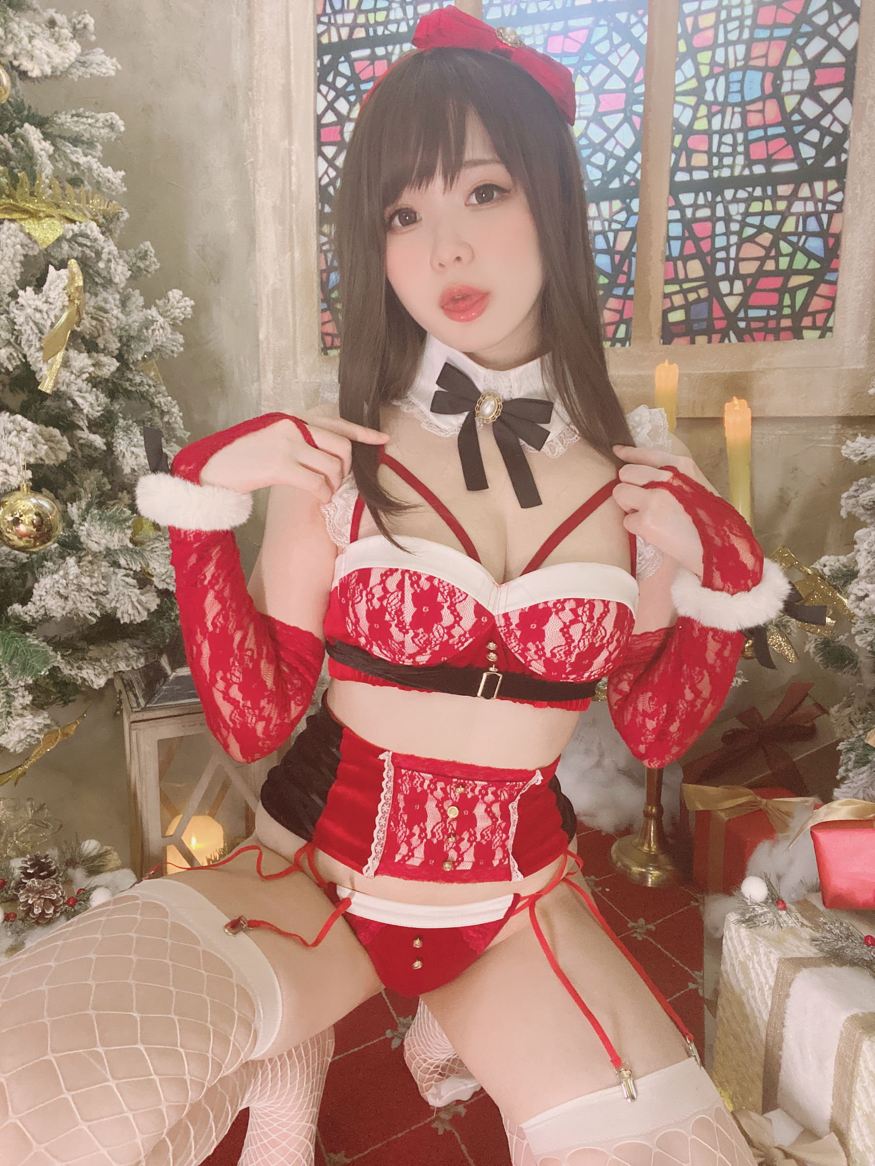 [福利COS] 微博妹纸霜月shimo - もうすぐ今年も終わります！（20P）