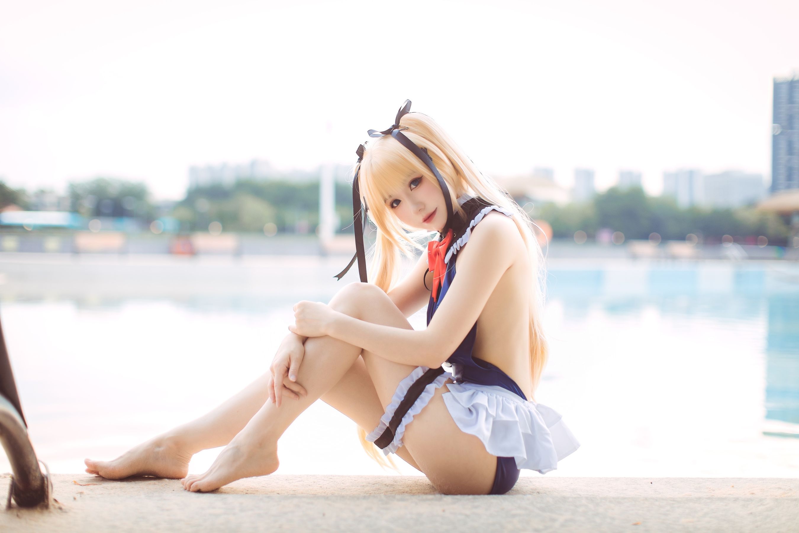 [福利COS] Coser衣衣 - 玛丽萝丝泳装（29P）-爱变色