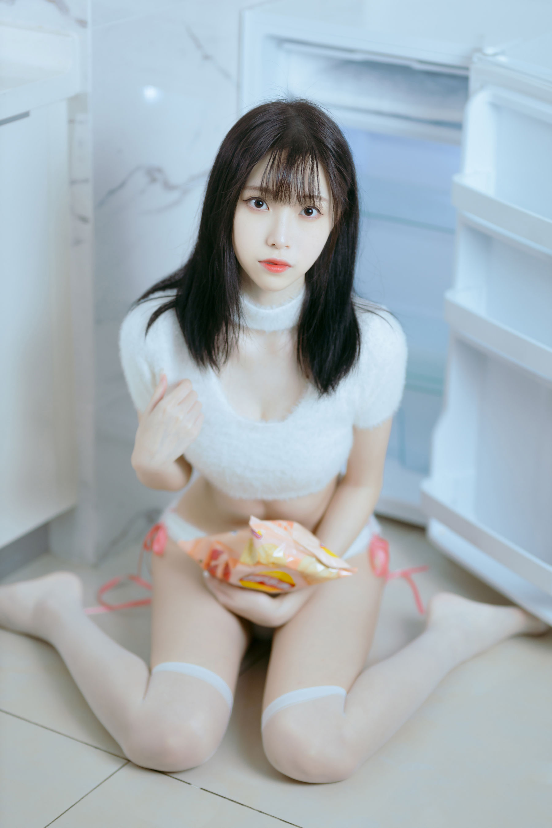 许岚(叁月life) -   纯欲毛衣（39P）-爱变色