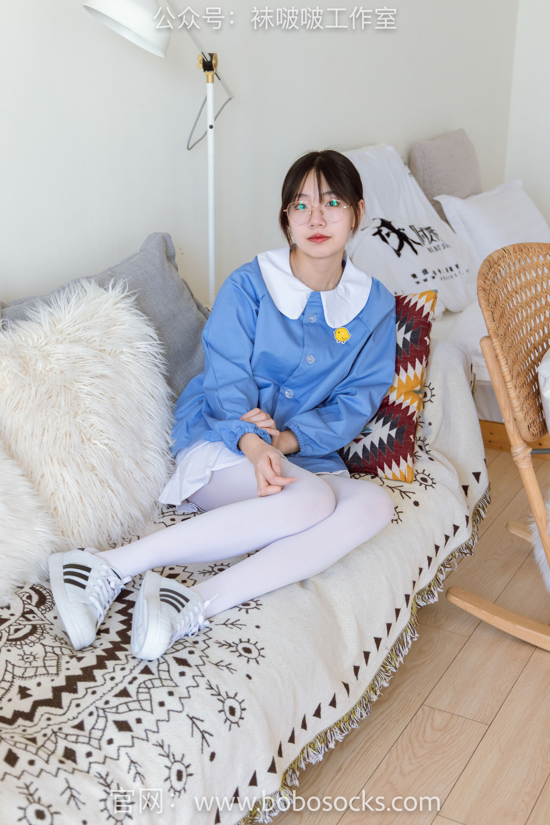 BoBoSocks袜啵啵 No.093 小甜豆-贝壳头、厚白丝（132P）