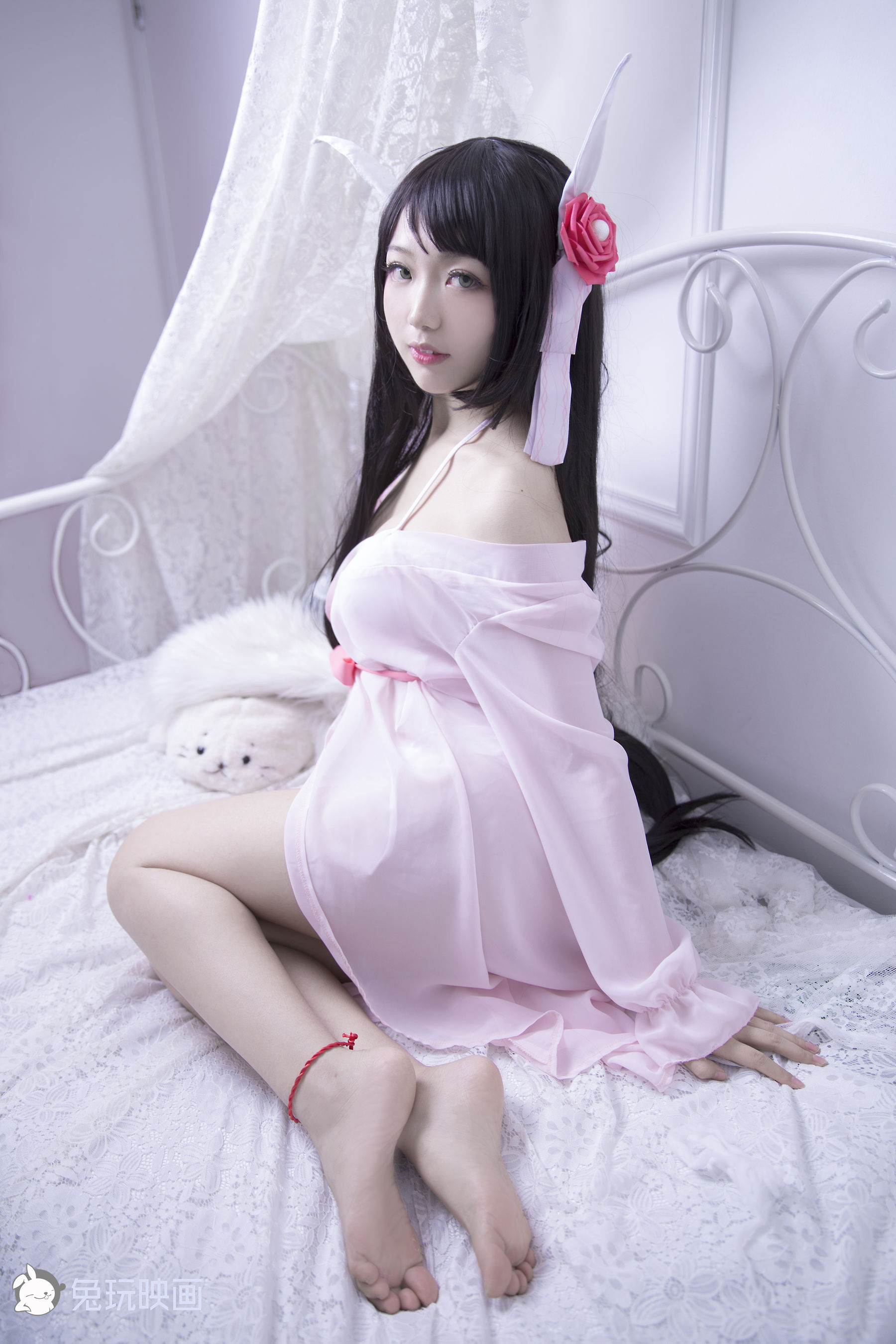 [兔玩映画] - 学姐月下巡游（41P）