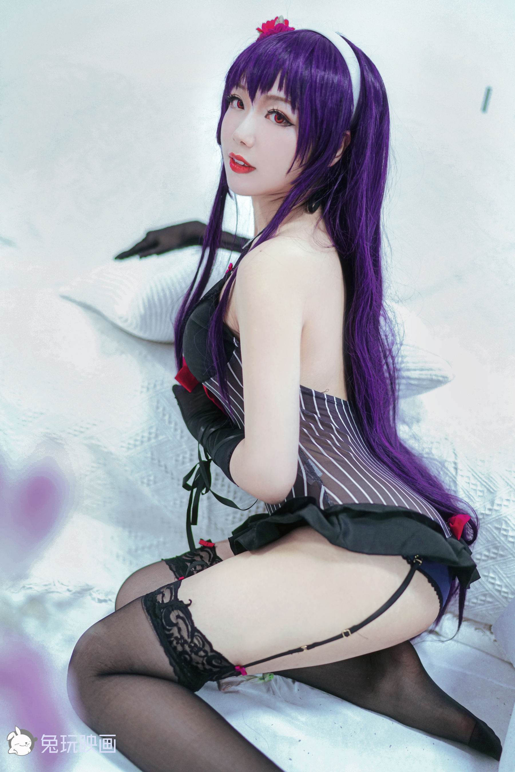 [兔玩映画] - 学姐月下巡游（41P）