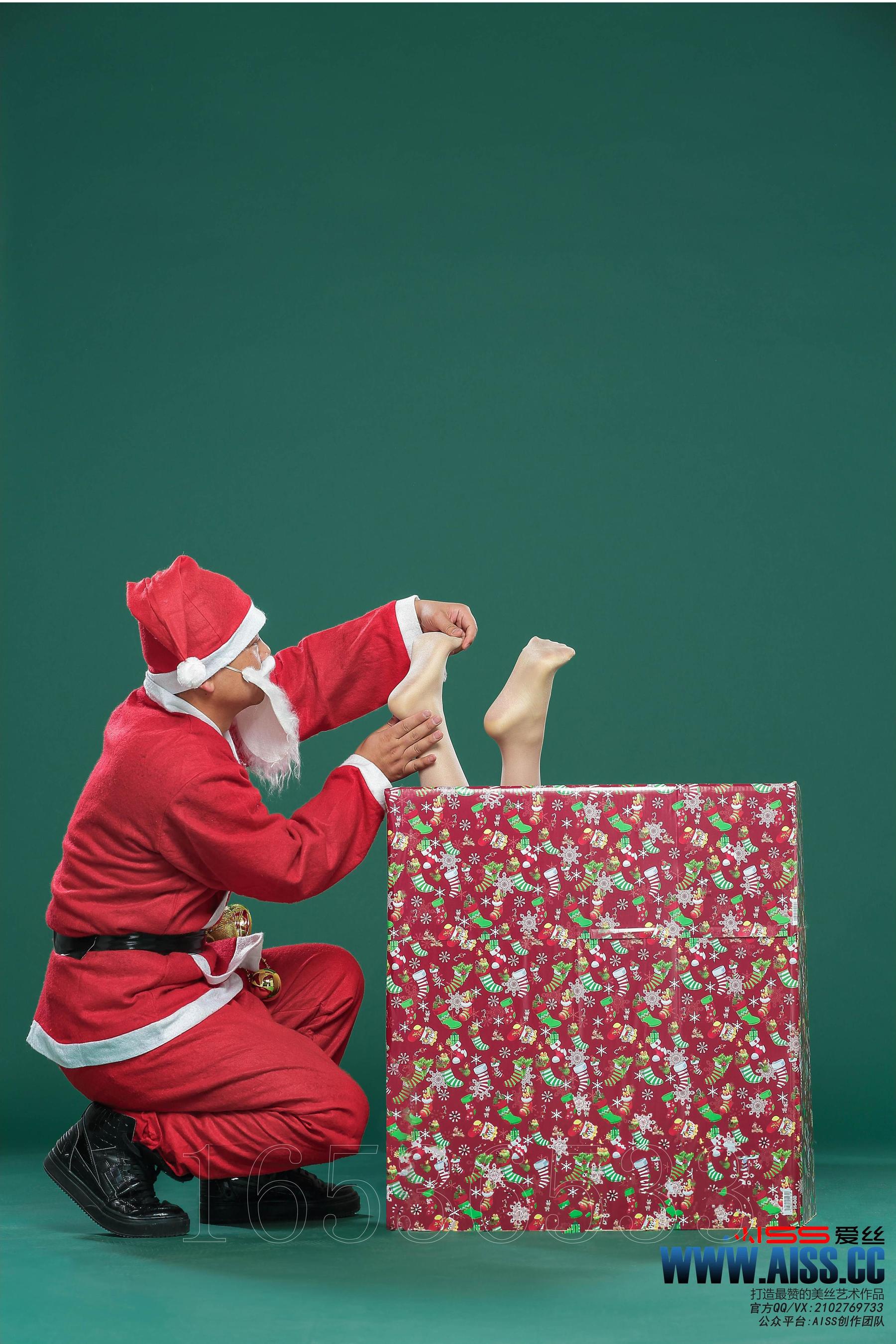 陈雅漫/松果儿《圣诞丝袜狂欢》 [AISS爱丝]（119P）